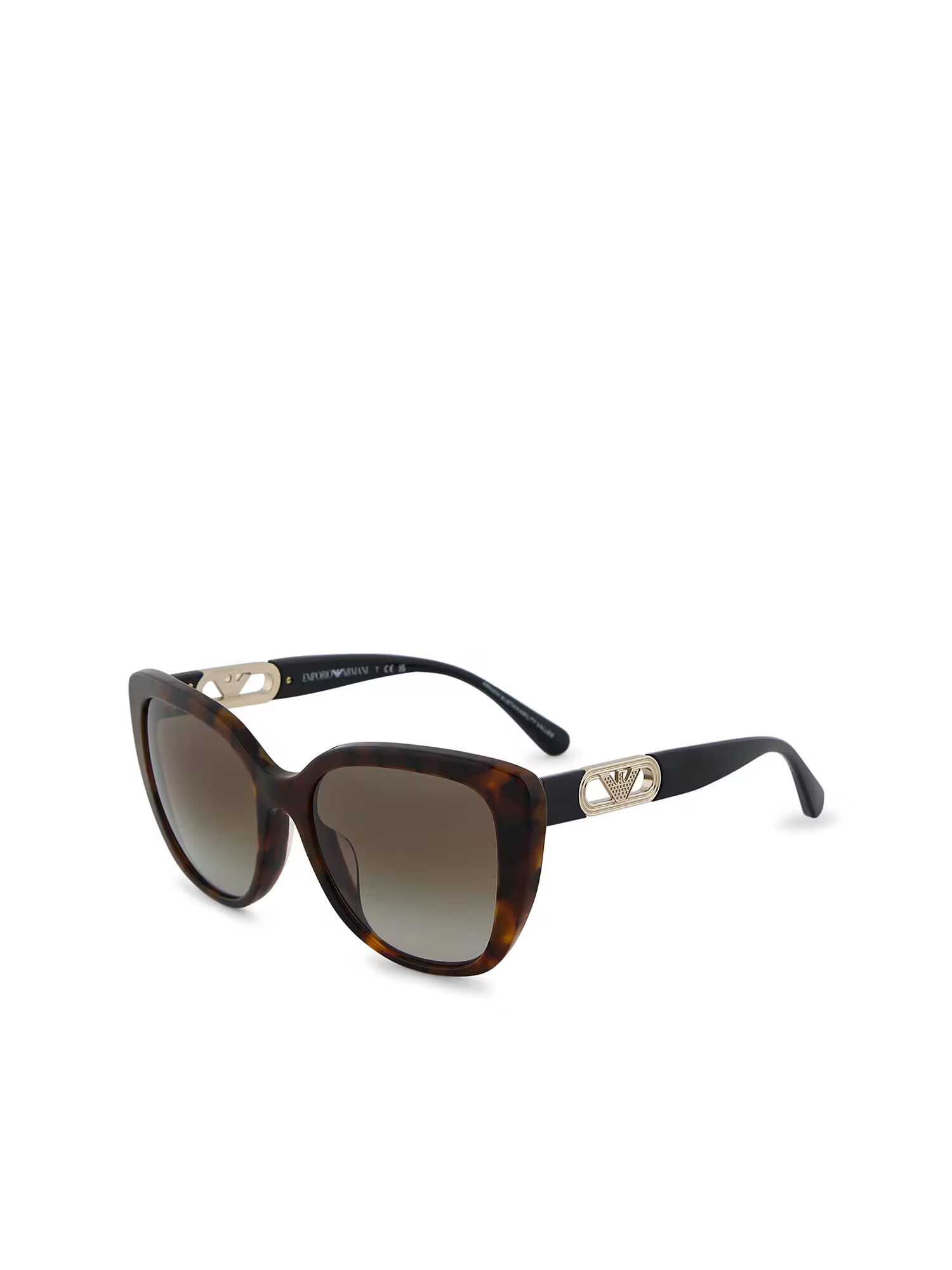 Emporio Armani Ochelari de soare '0EA4214U 54' auriu / oliv / roșu burgundy / negru - Pled.ro