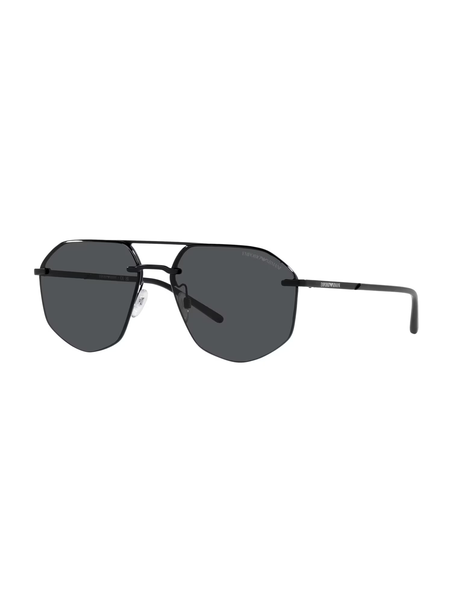 Emporio Armani Ochelari de soare negru / alb - Pled.ro