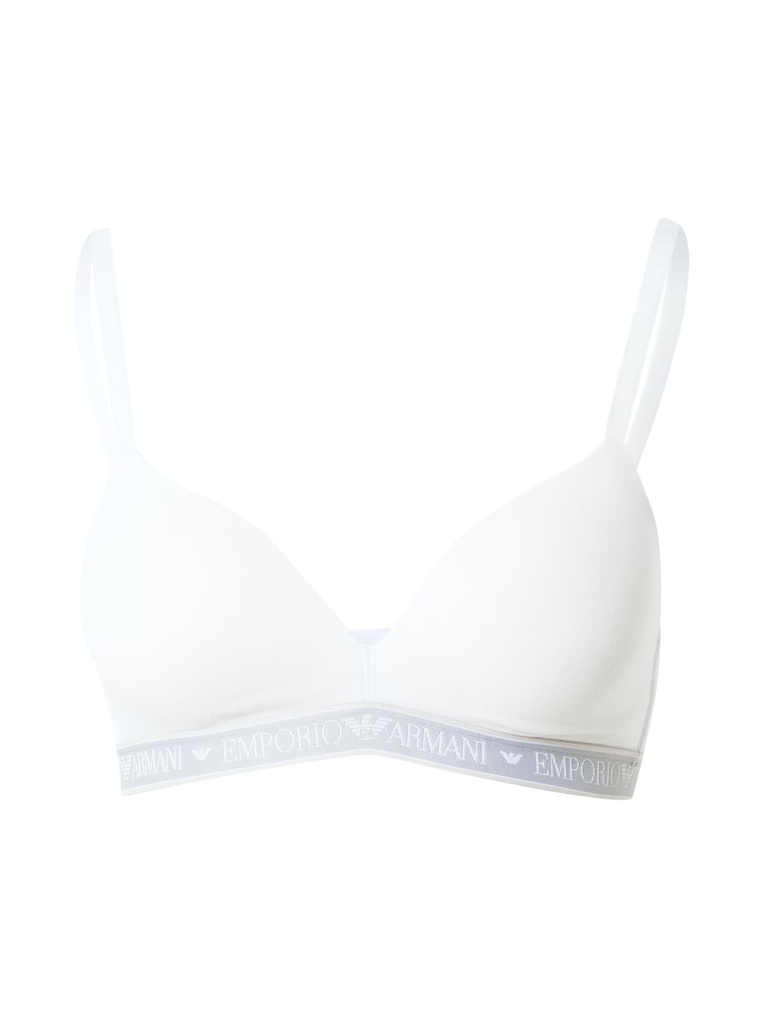 Emporio Armani Sutien gri deschis / alb - Pled.ro