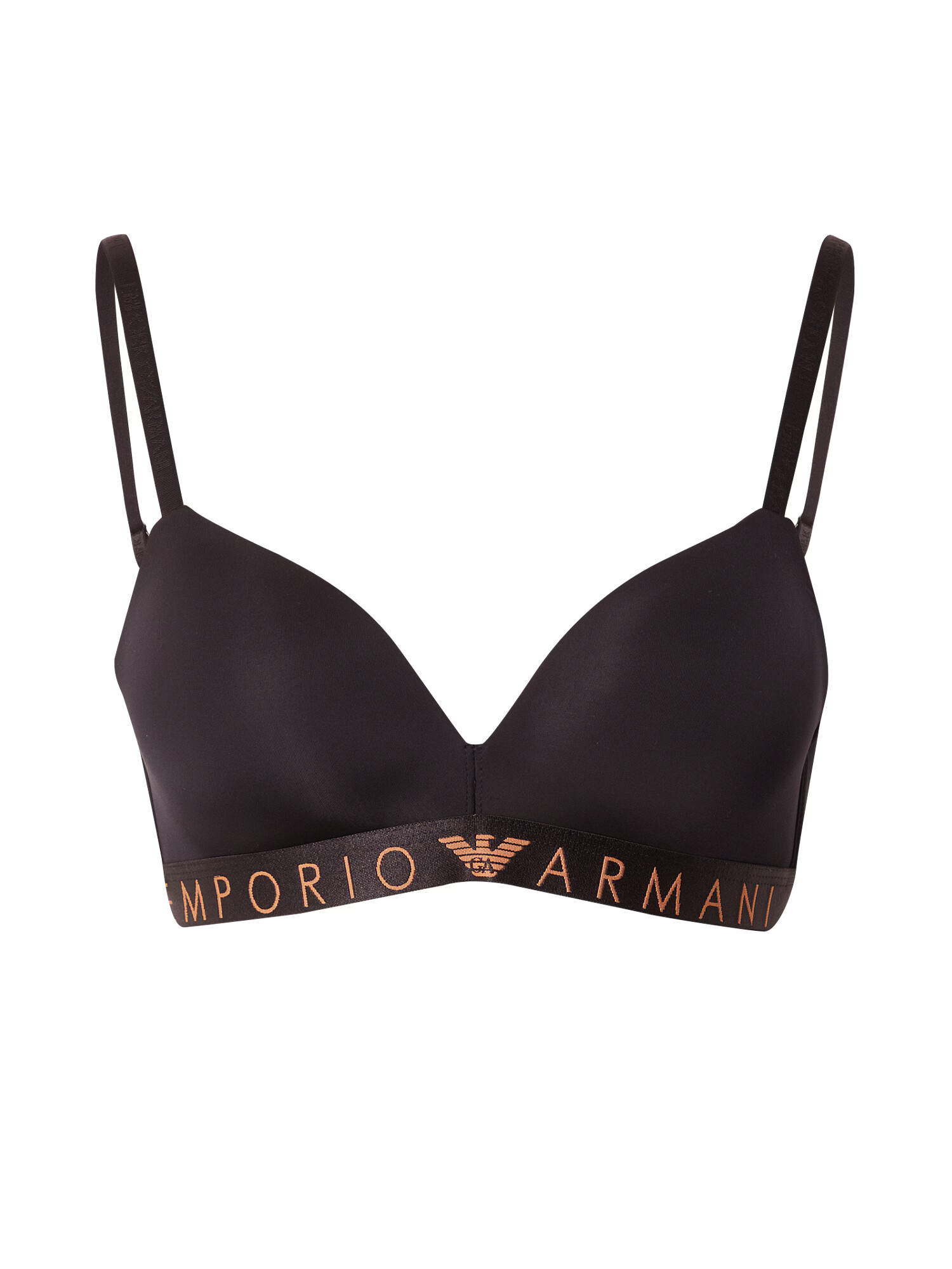 Emporio Armani Sutien maro / negru - Pled.ro