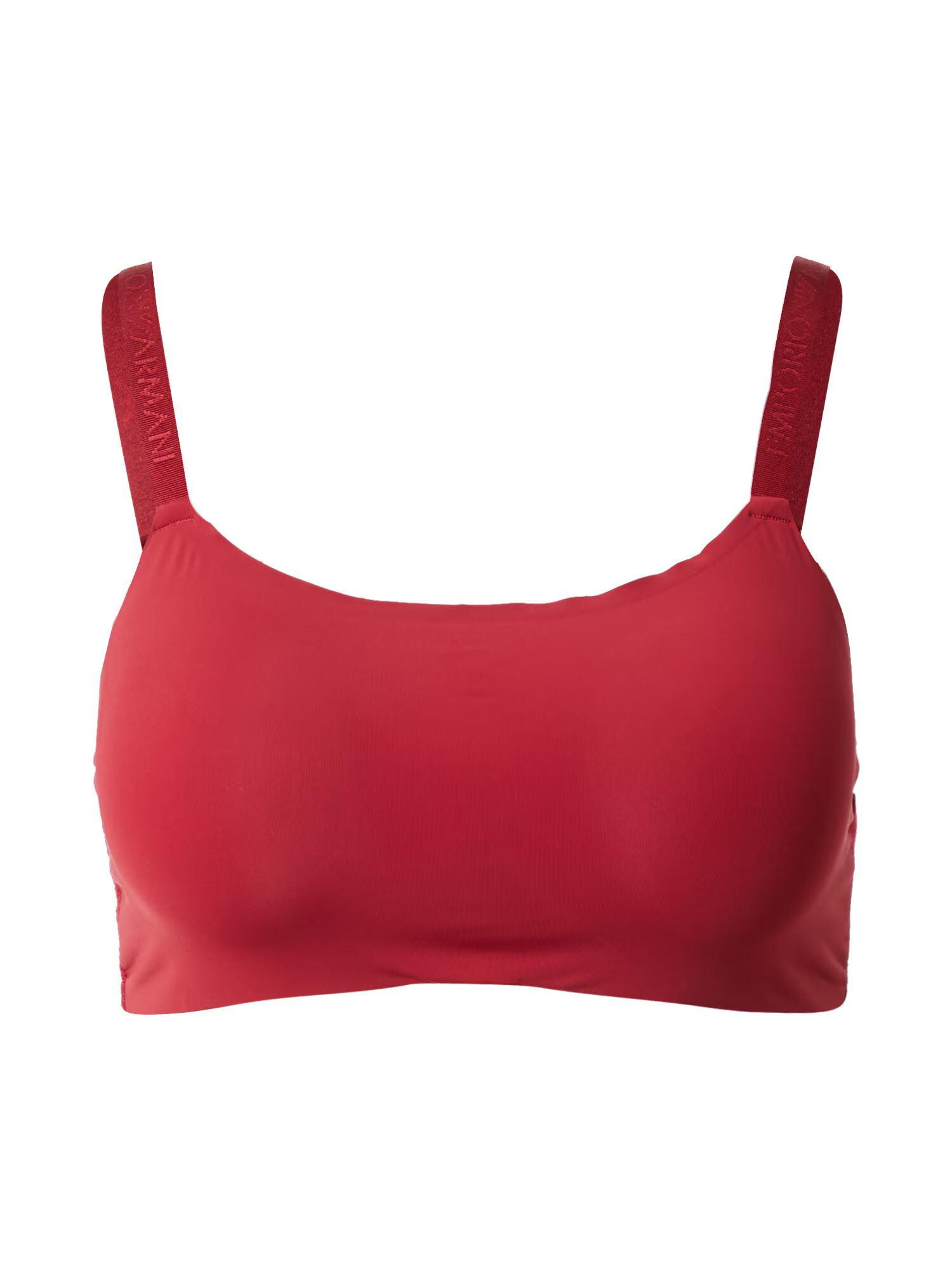 Emporio Armani Sutien roșu cranberry - Pled.ro