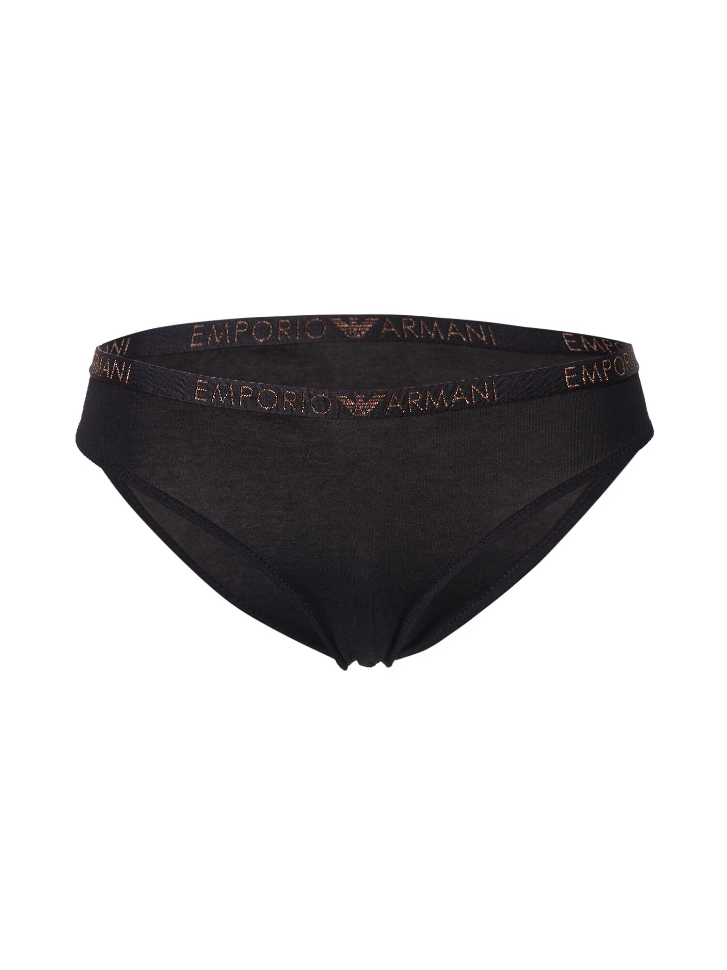 Emporio Armani Tanga bronz / negru - Pled.ro