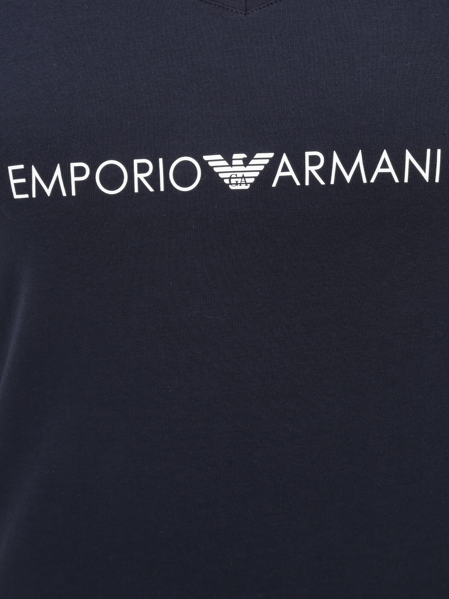 Emporio Armani Tricou bleumarin / alb - Pled.ro