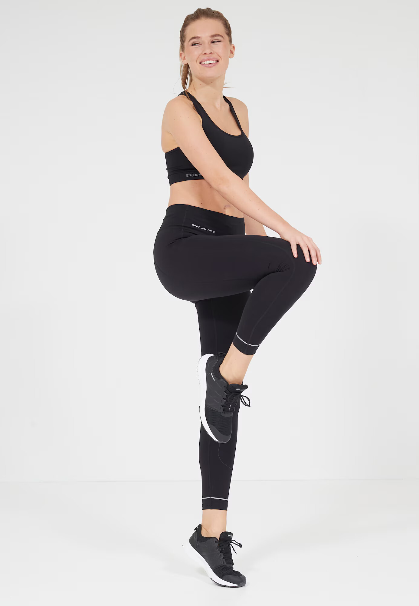 ENDURANCE Pantaloni sport negru - Pled.ro