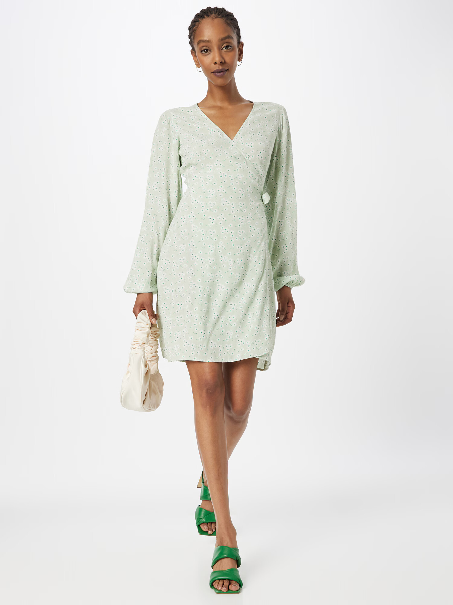 Envii Rochie 'KELLY' verde jad / verde pastel / alb - Pled.ro