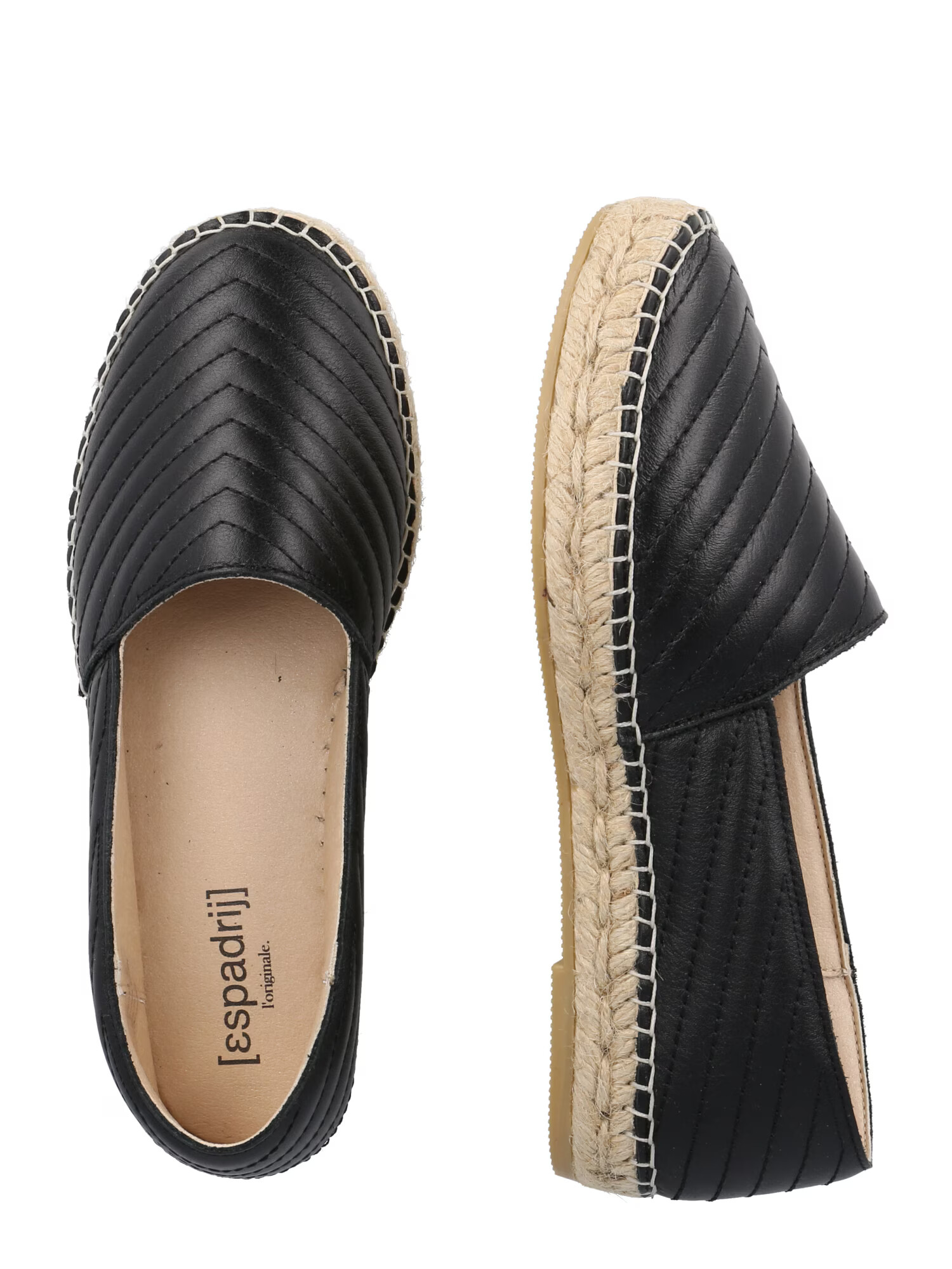 espadrij l´originale Espadrile 'Classic Orléans' negru - Pled.ro