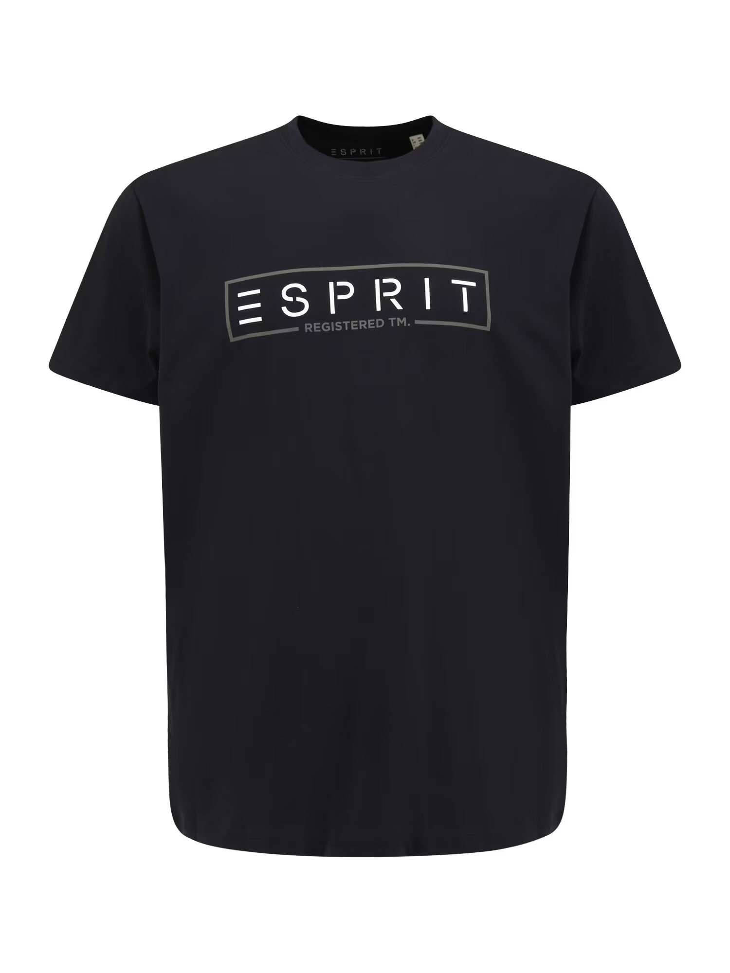 Esprit Big Size Tricou negru / alb - Pled.ro