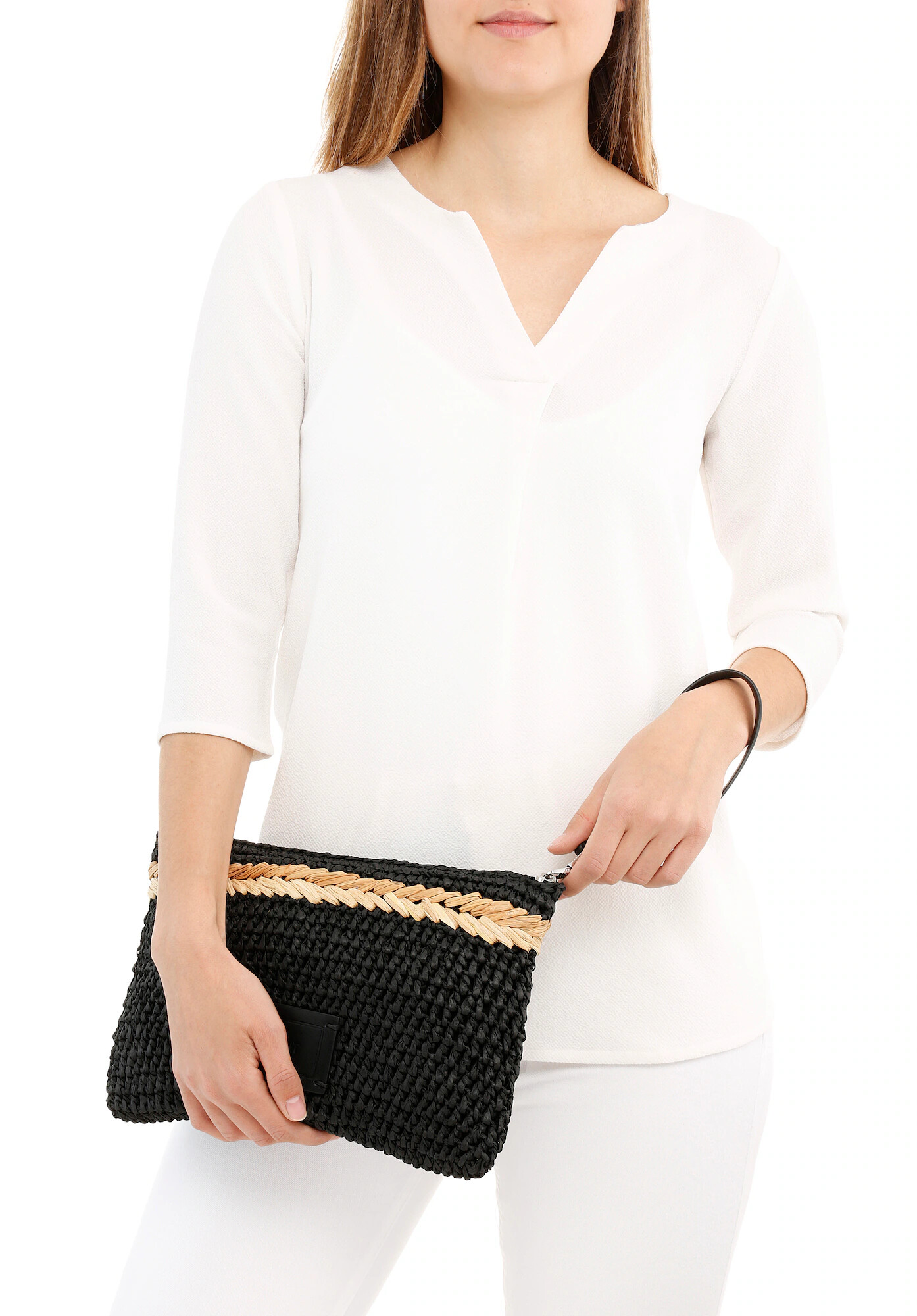 ESPRIT Clutch nisipiu / negru - Pled.ro