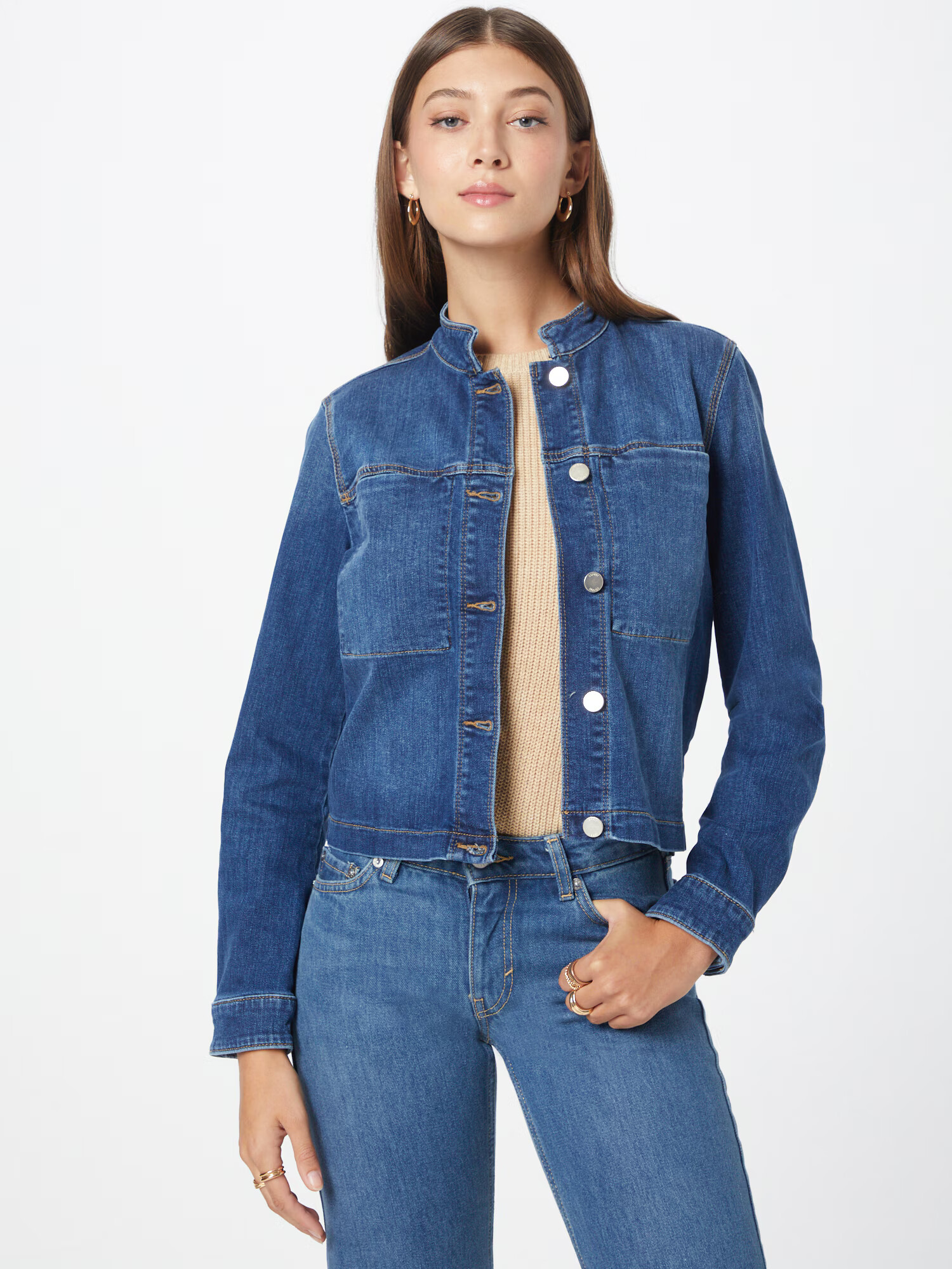 ESPRIT Geacă de primăvară-toamnă albastru denim - Pled.ro