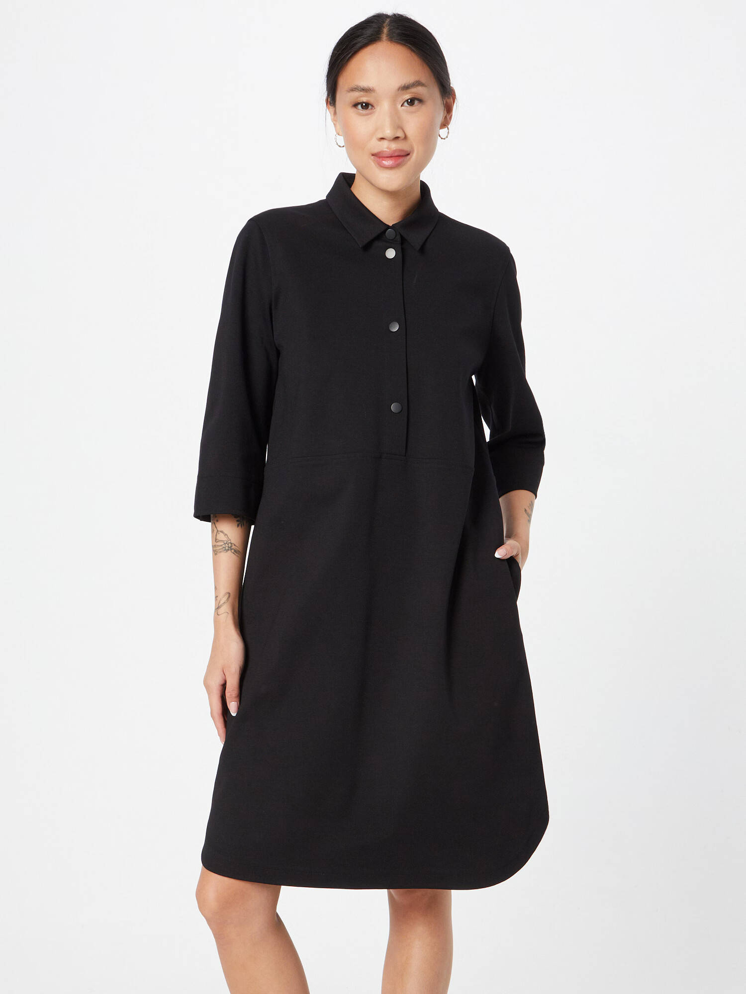 ESPRIT Rochie tip bluză negru - Pled.ro