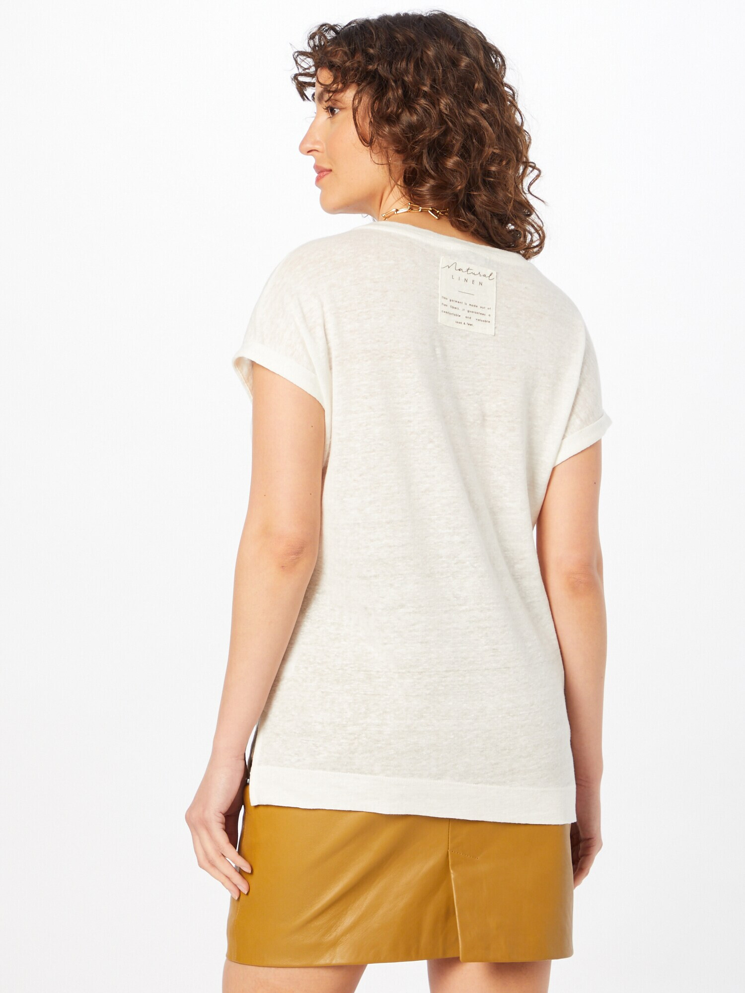 Esprit Collection Tricou alb murdar - Pled.ro