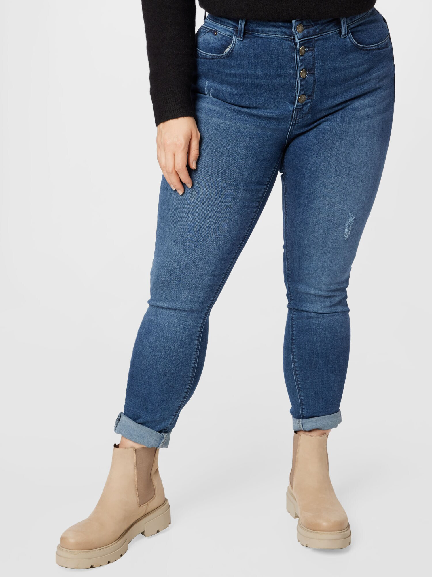 Esprit Curves Jeans albastru - Pled.ro