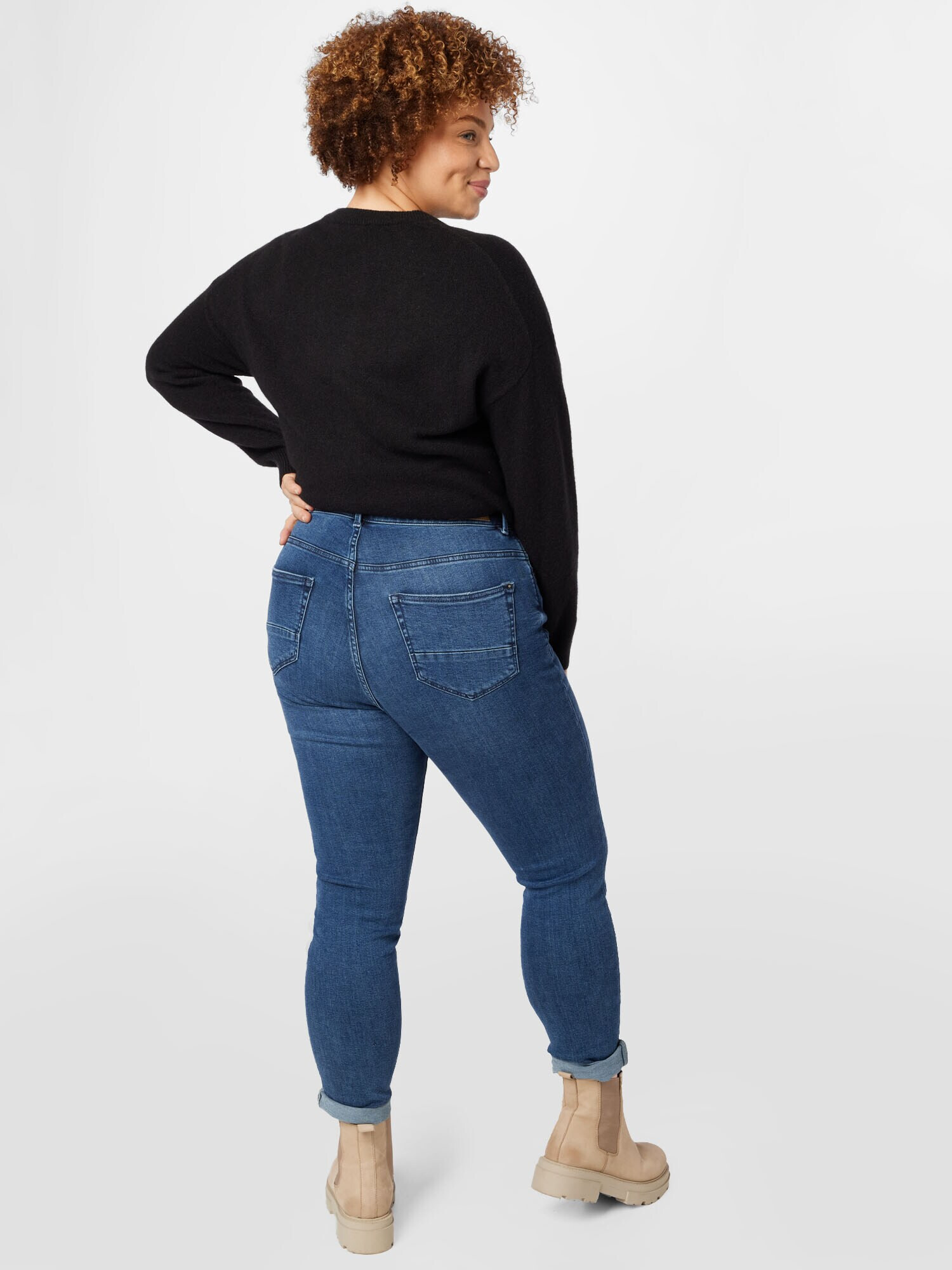 Esprit Curves Jeans albastru - Pled.ro