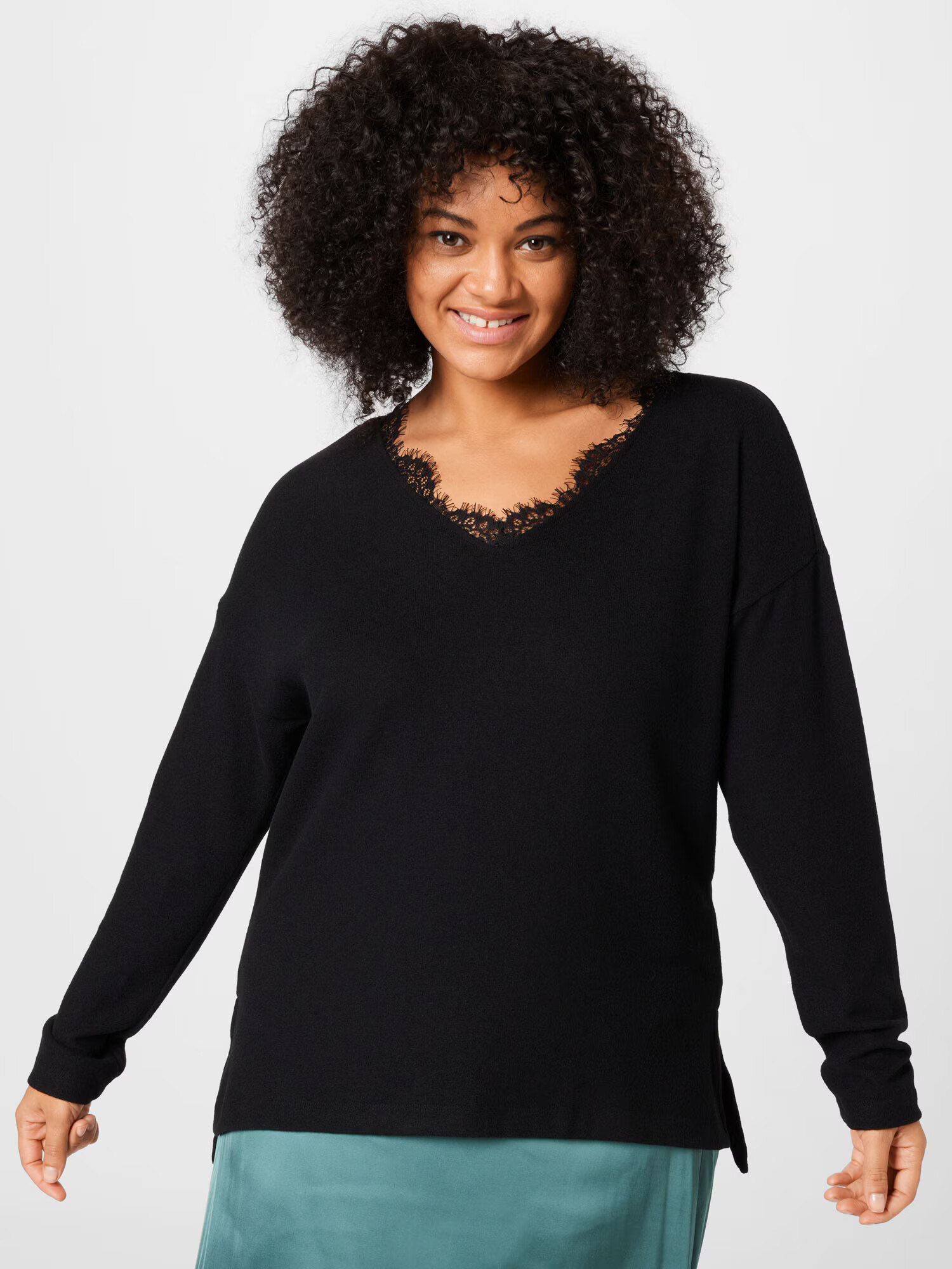 Esprit Curves Tricou negru - Pled.ro