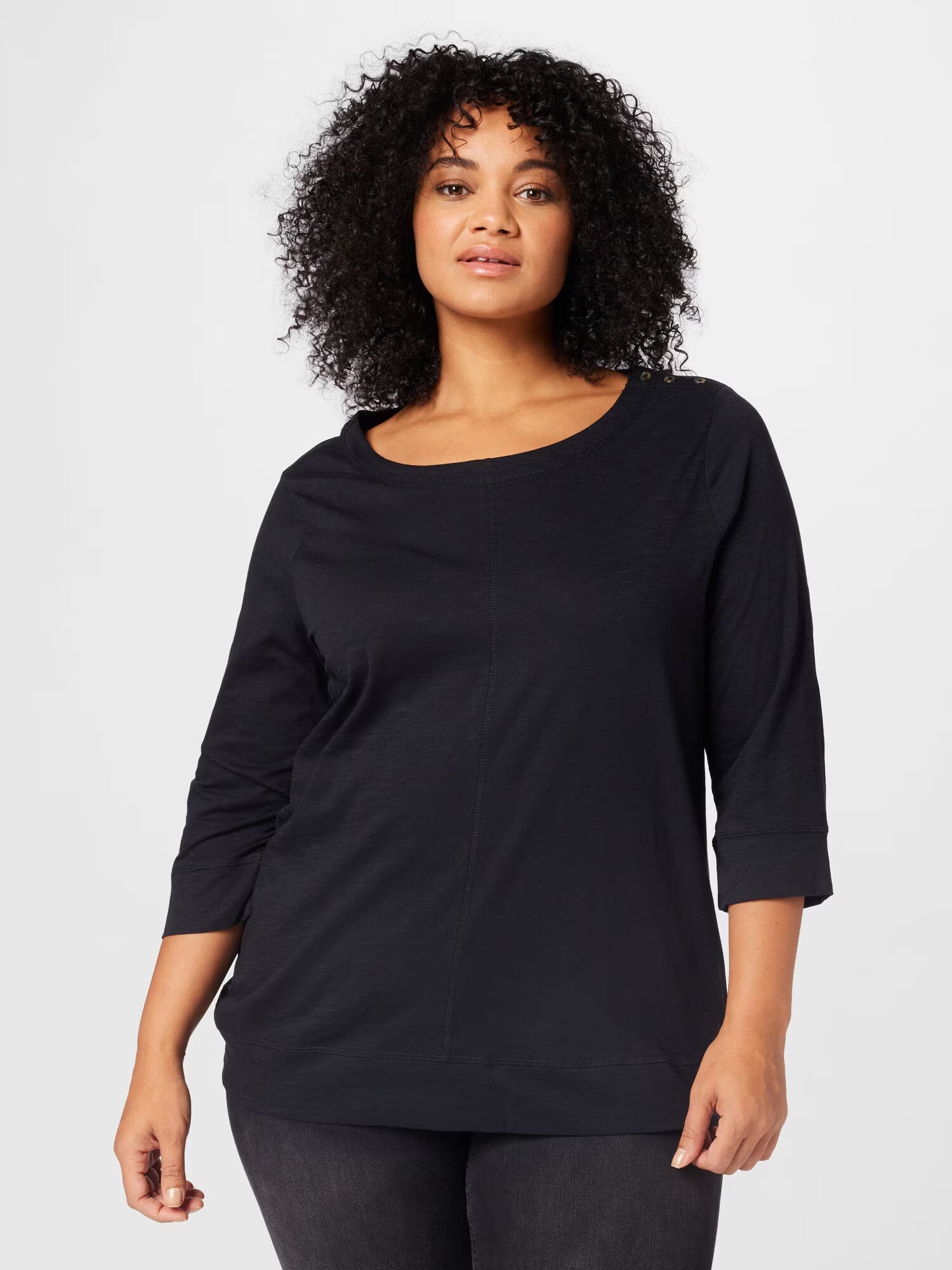 Esprit Curves Tricou negru - Pled.ro