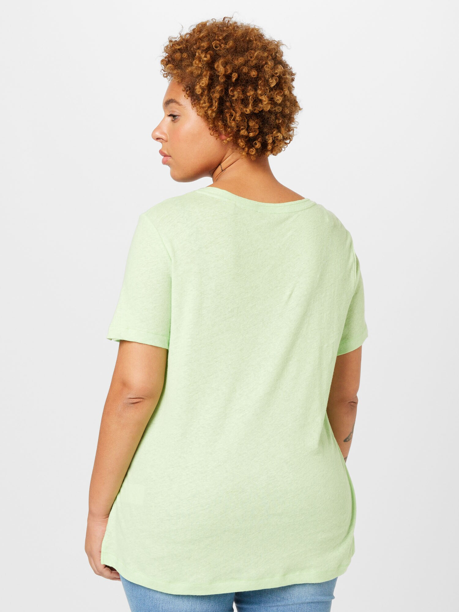 Esprit Curves Tricou verde pastel - Pled.ro