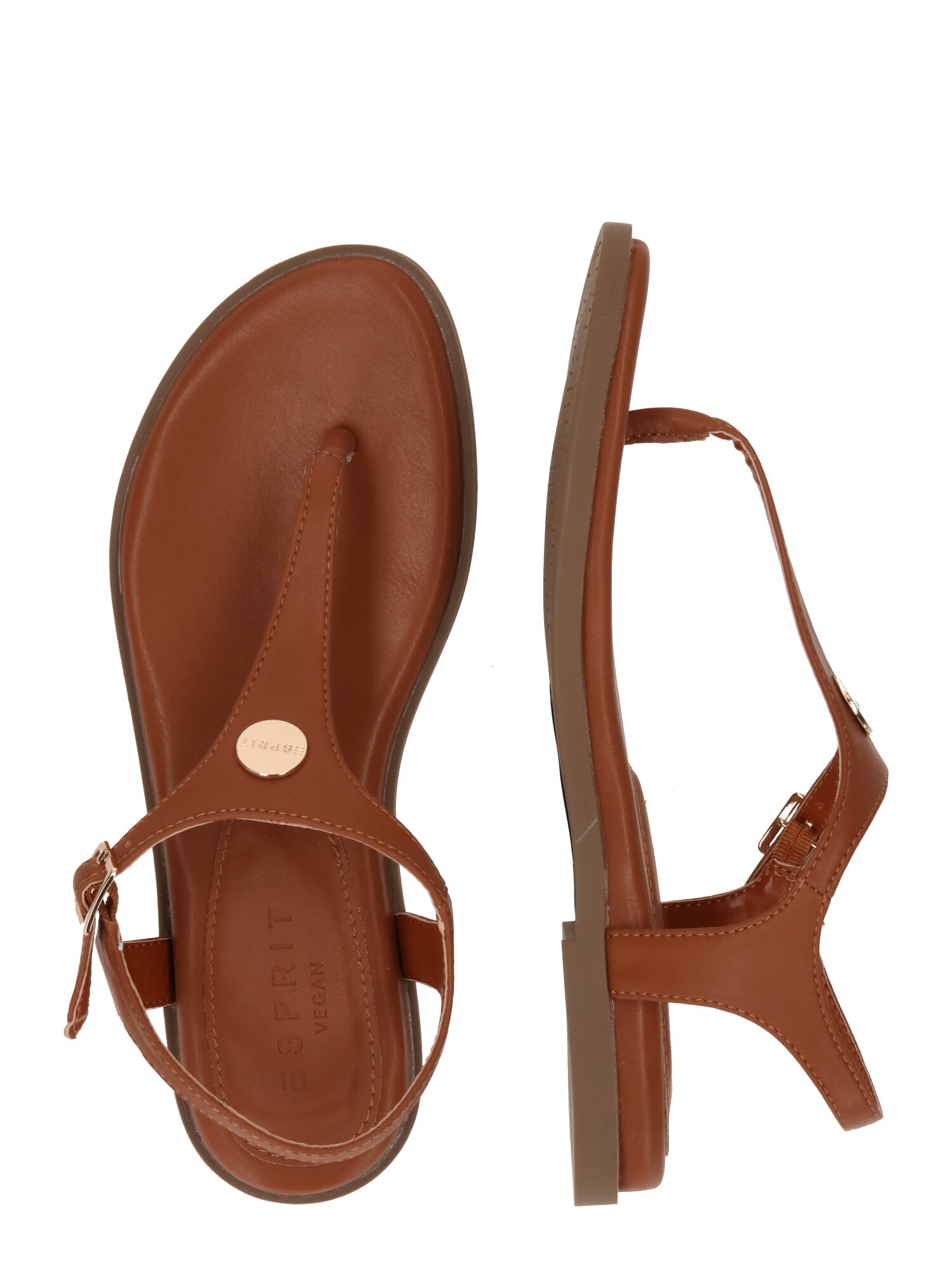 ESPRIT Flip-flops maro caramel - Pled.ro