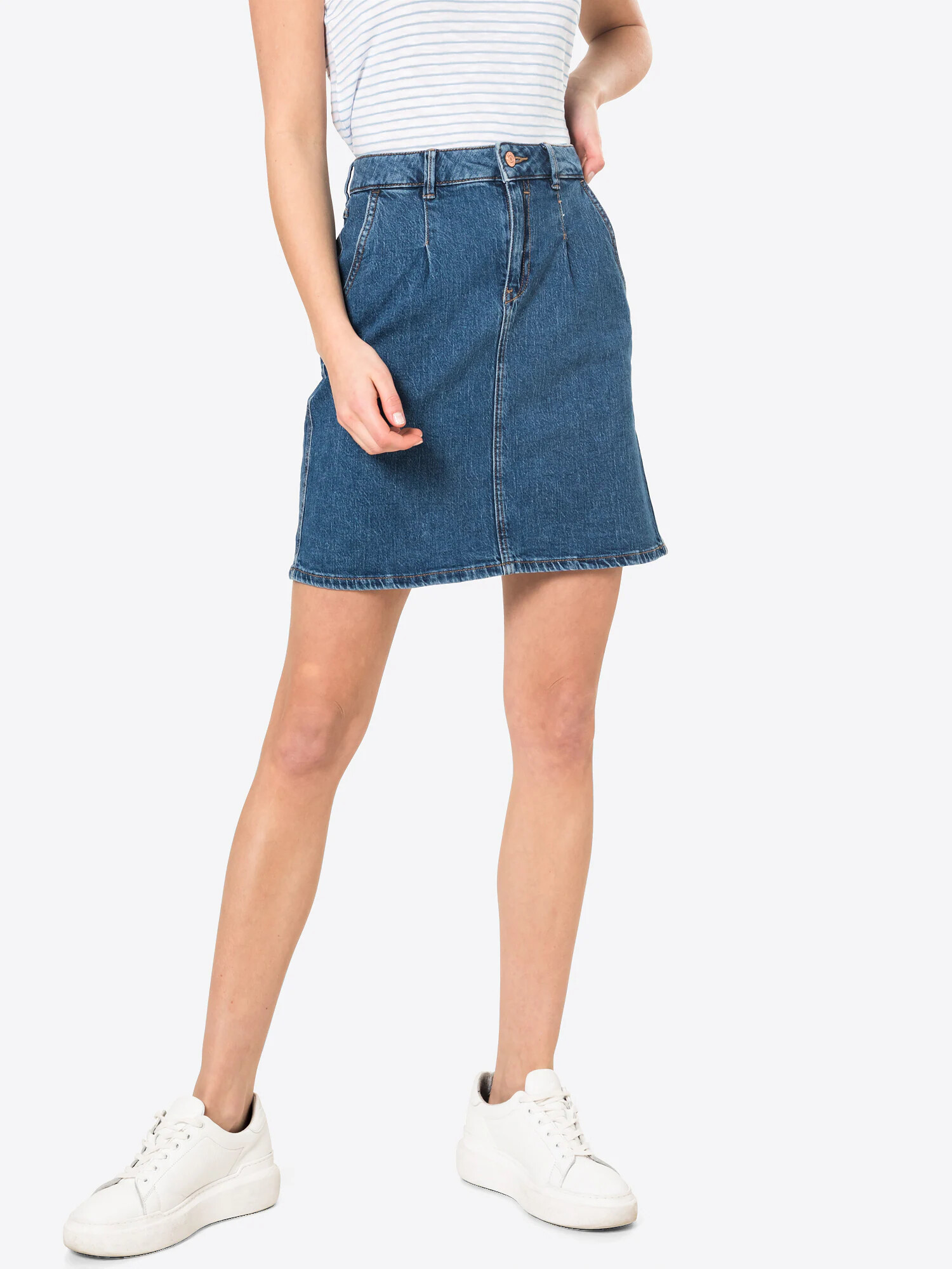 ESPRIT Fustă albastru denim - Pled.ro