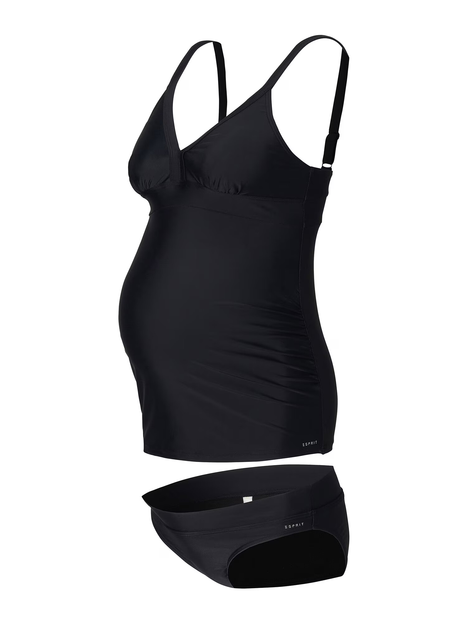 Esprit Maternity Costum de baie Tankini negru / alb - Pled.ro