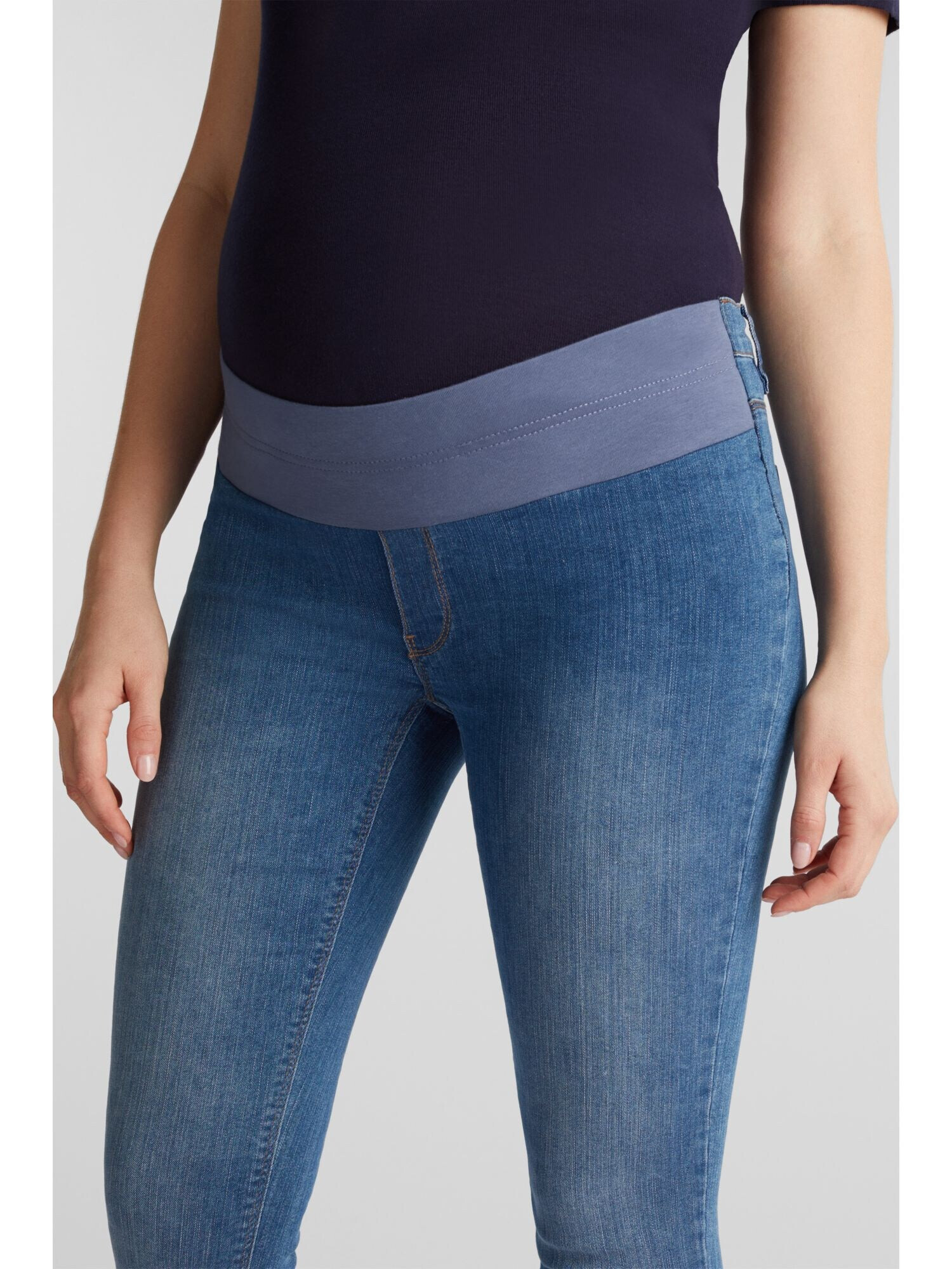 Esprit Maternity Jeggings albastru denim - Pled.ro