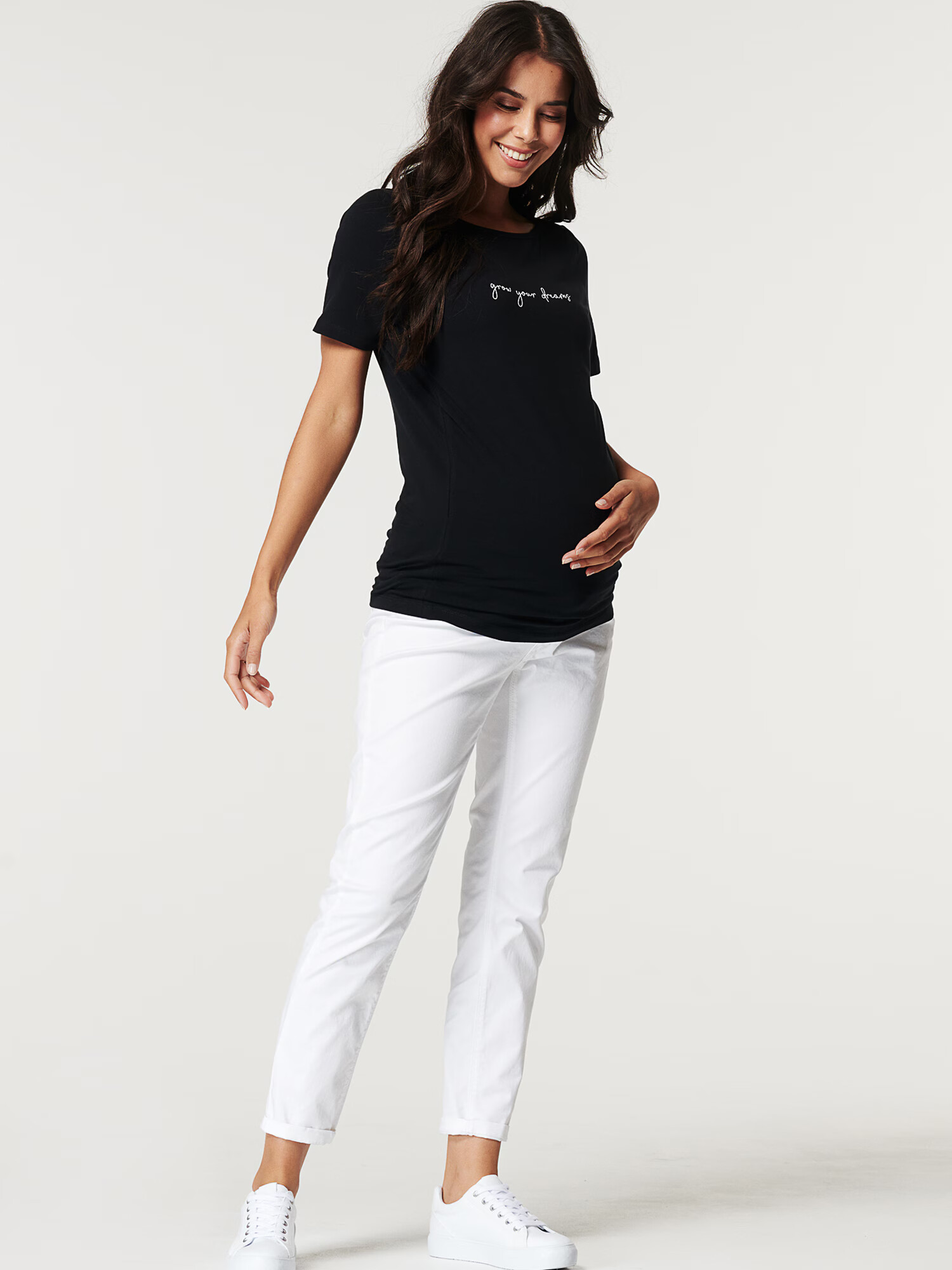 Esprit Maternity Pantaloni alb - Pled.ro