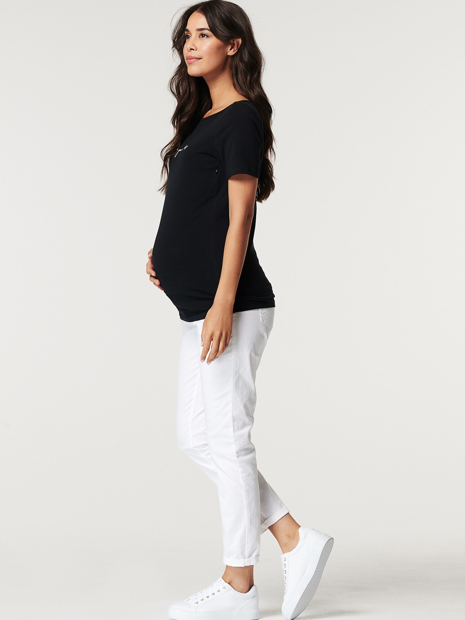 Esprit Maternity Pantaloni alb - Pled.ro