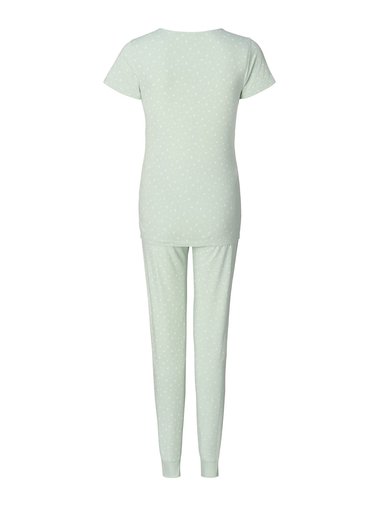 Esprit Maternity Pijama verde mentă / alb - Pled.ro