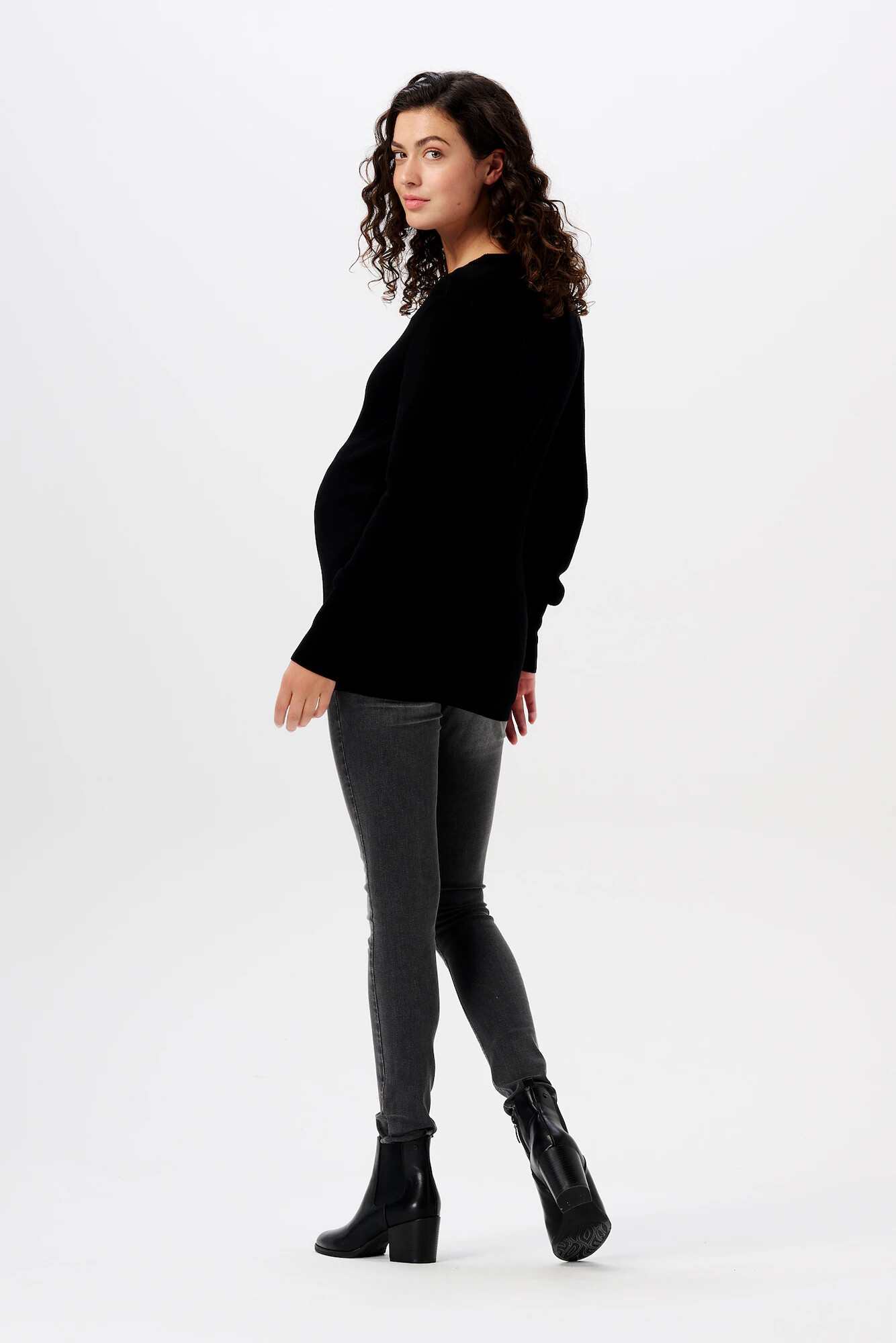 Esprit Maternity Pulover negru - Pled.ro