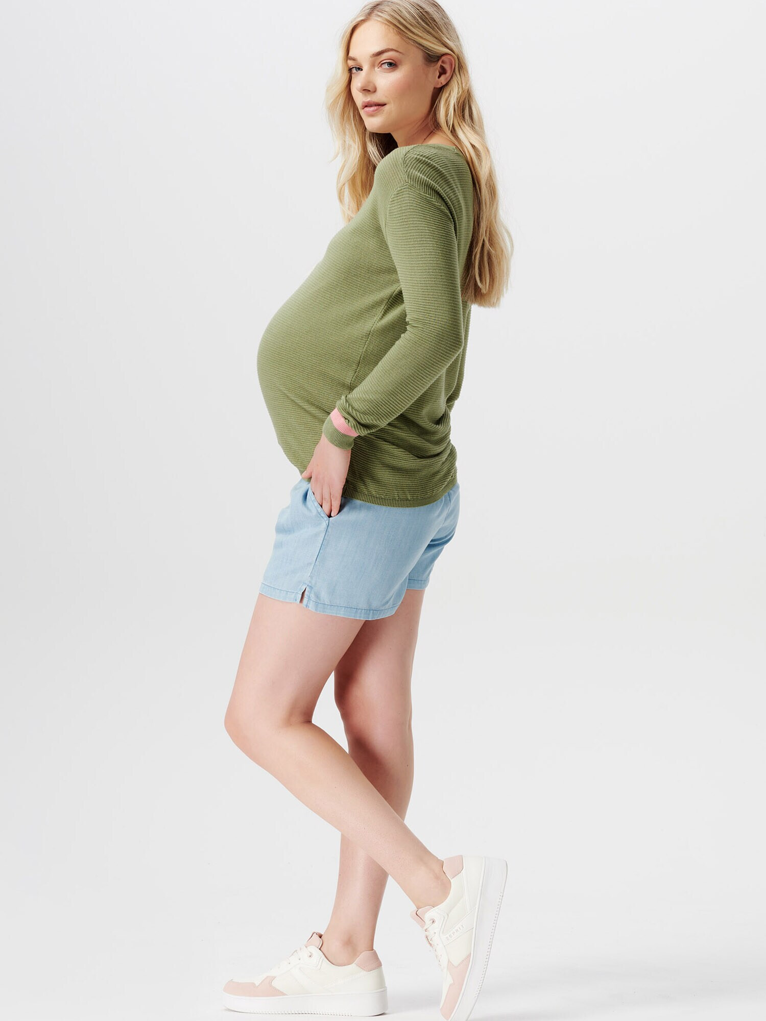 Esprit Maternity Pulover oliv / roz deschis - Pled.ro