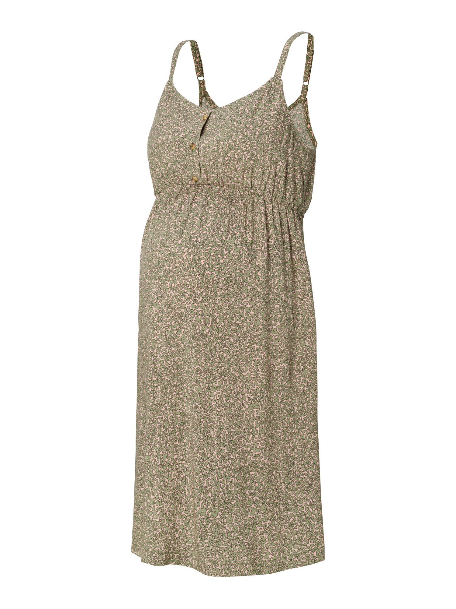 Esprit Maternity Rochie oliv / verde închis / roz - Pled.ro