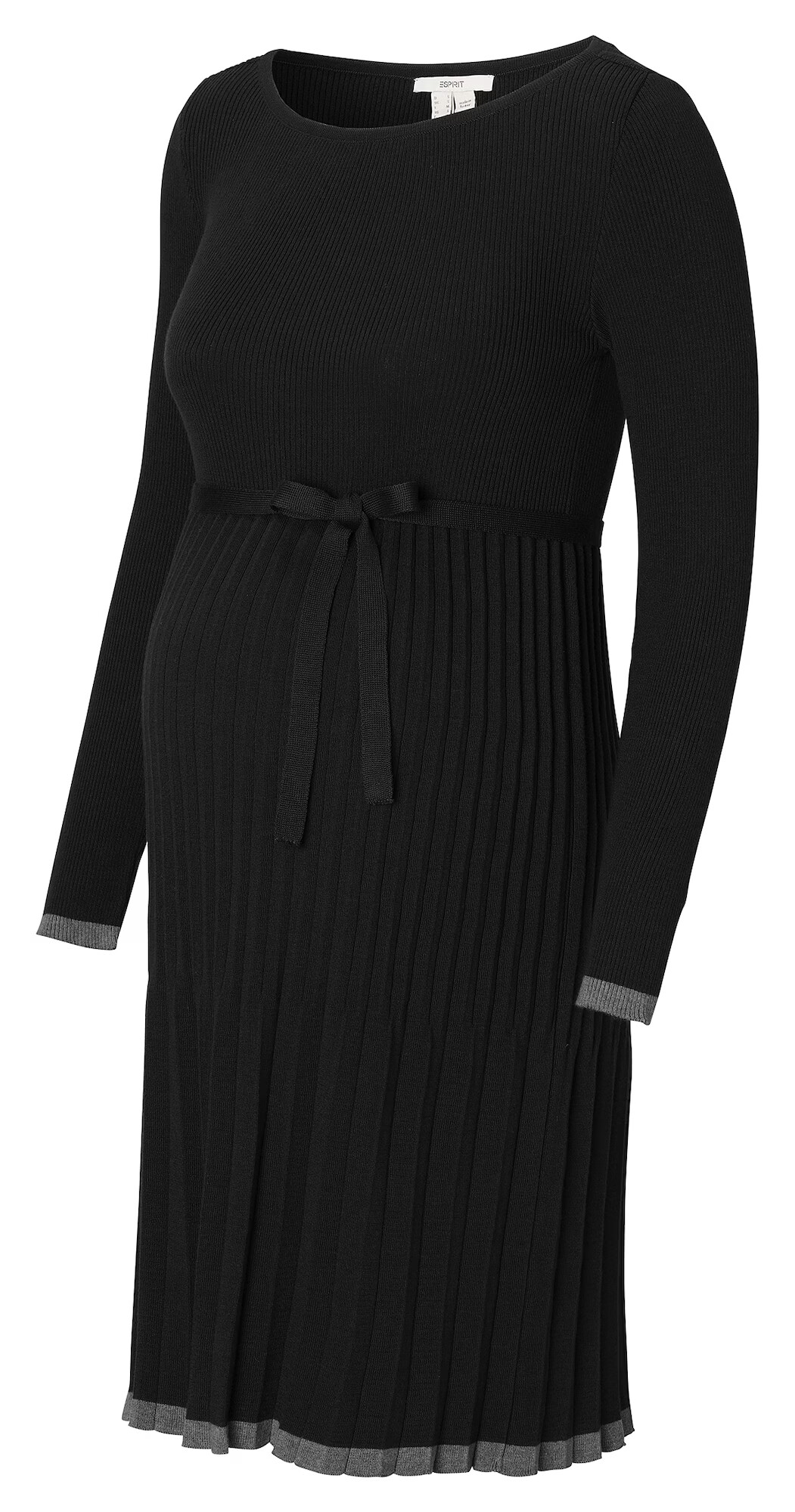 Esprit Maternity Rochie tricotat negru - Pled.ro