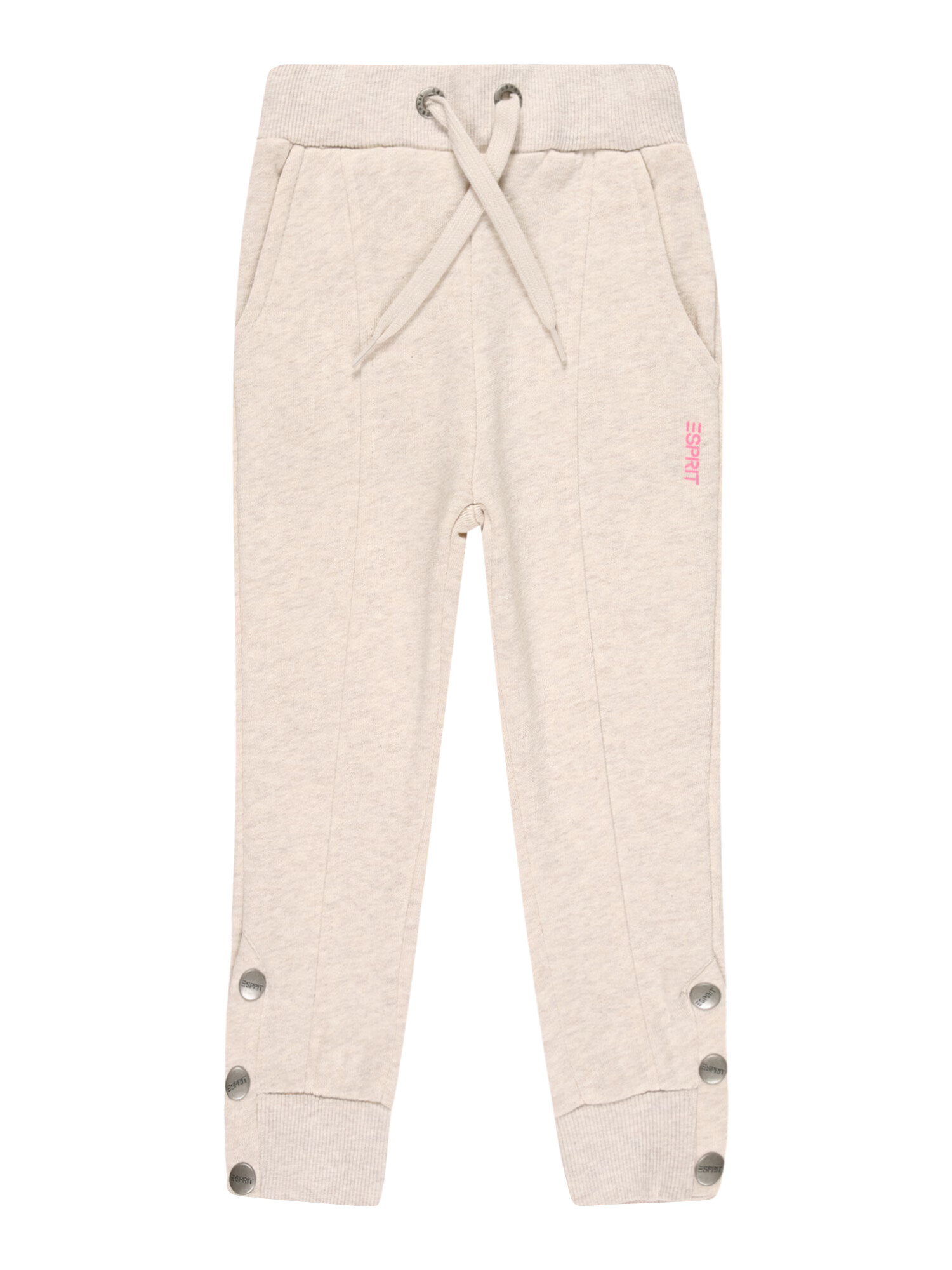 ESPRIT Pantaloni alb kitt / roz deschis - Pled.ro