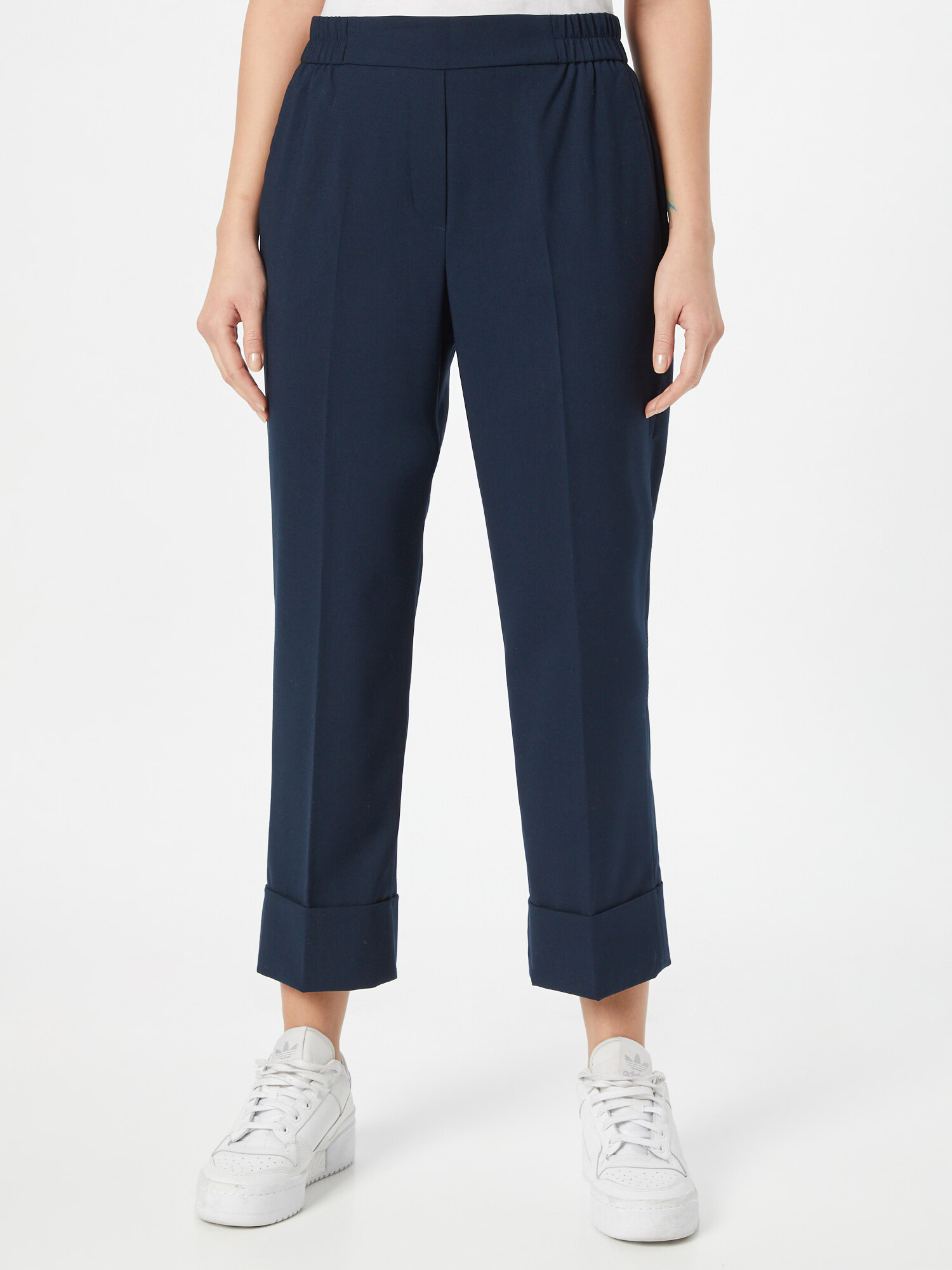 ESPRIT Pantaloni cu dungă bleumarin - Pled.ro