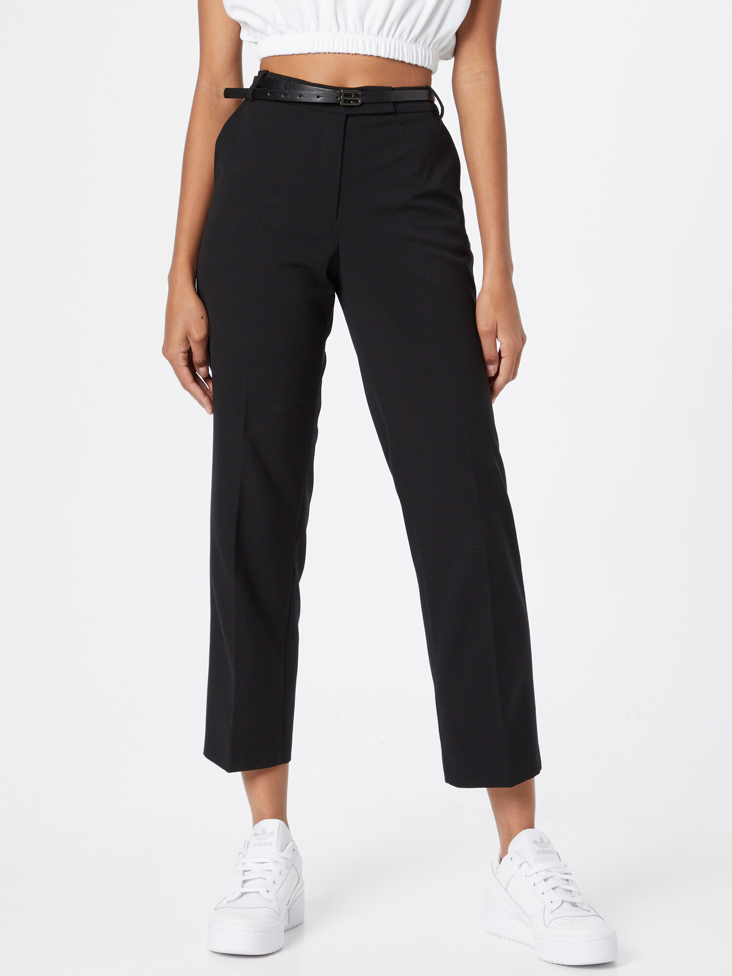 ESPRIT Pantaloni cu dungă 'Newport' negru - Pled.ro