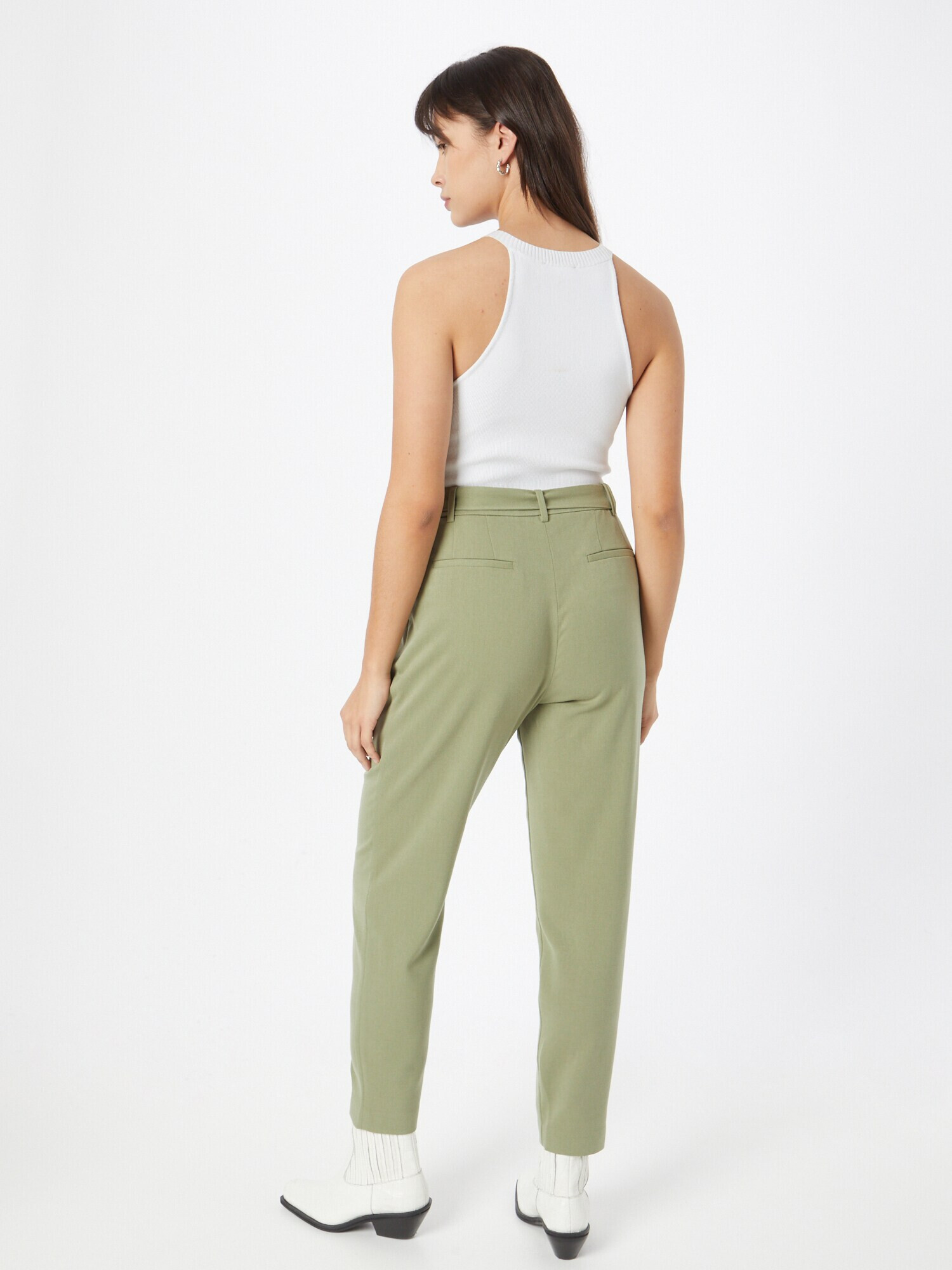 ESPRIT Pantaloni cutați verde măr - Pled.ro