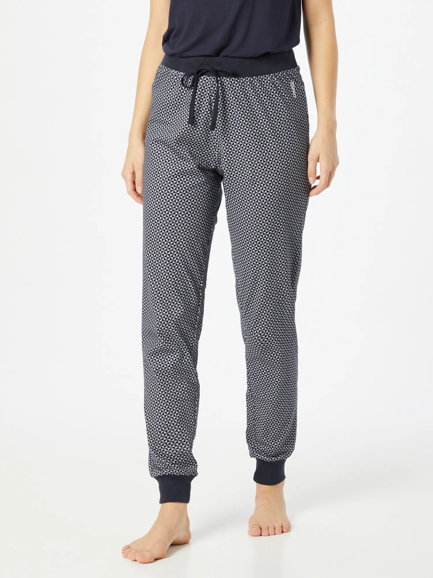 ESPRIT Pantaloni de pijama bleumarin / alb - Pled.ro