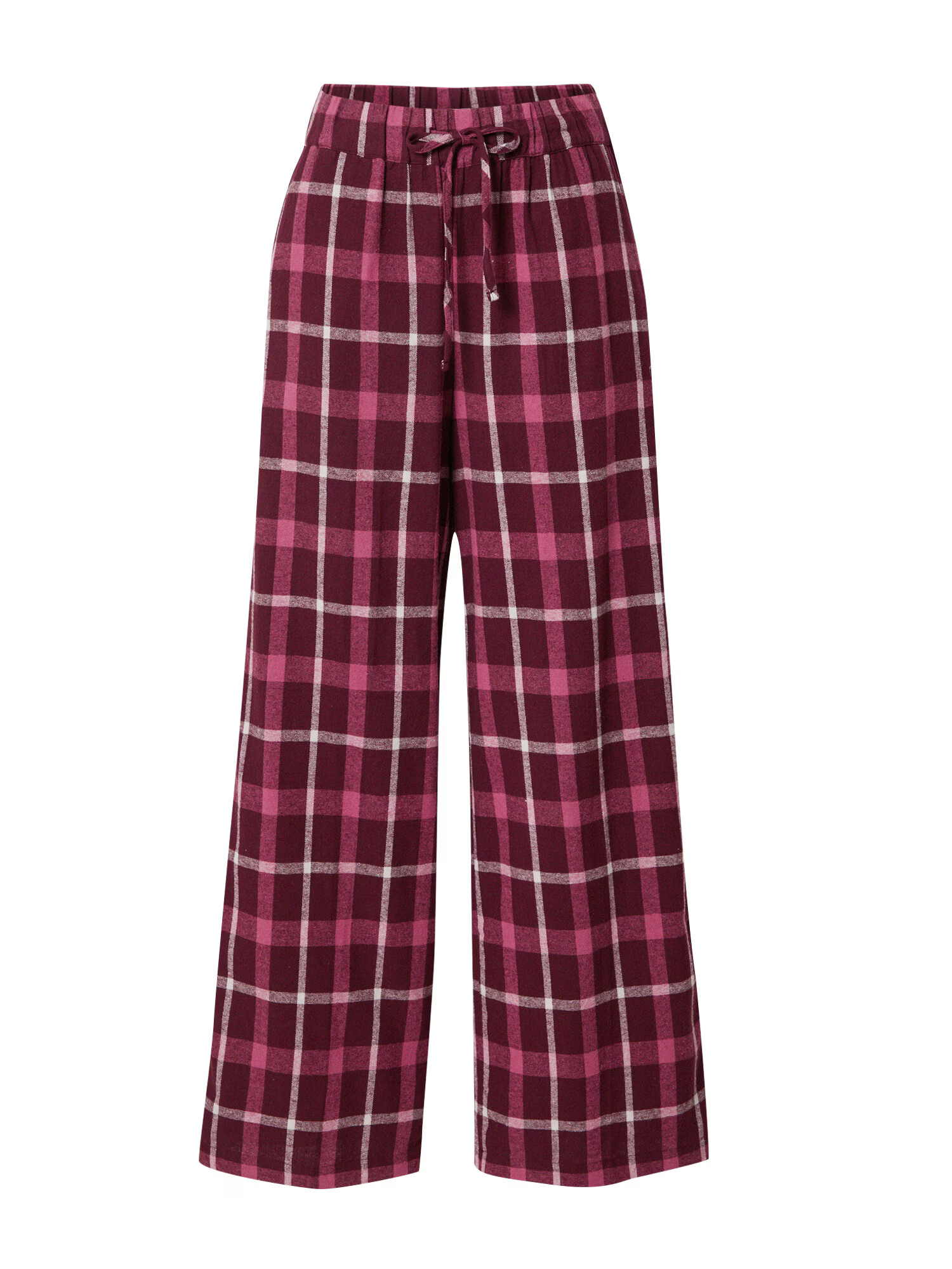 ESPRIT Pantaloni de pijama roz / roșu bordeaux / alb - Pled.ro