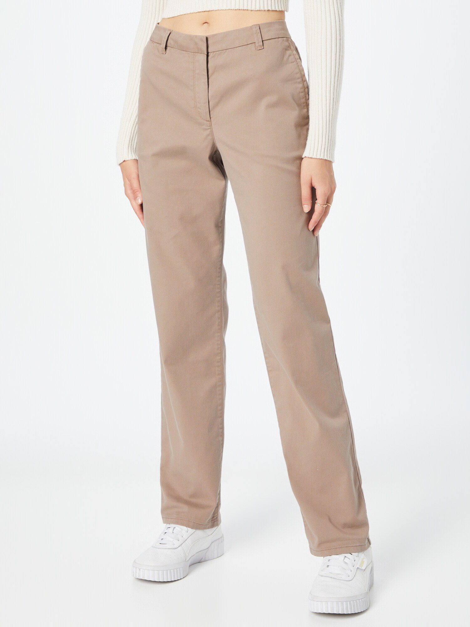 ESPRIT Pantaloni eleganți gri taupe - Pled.ro