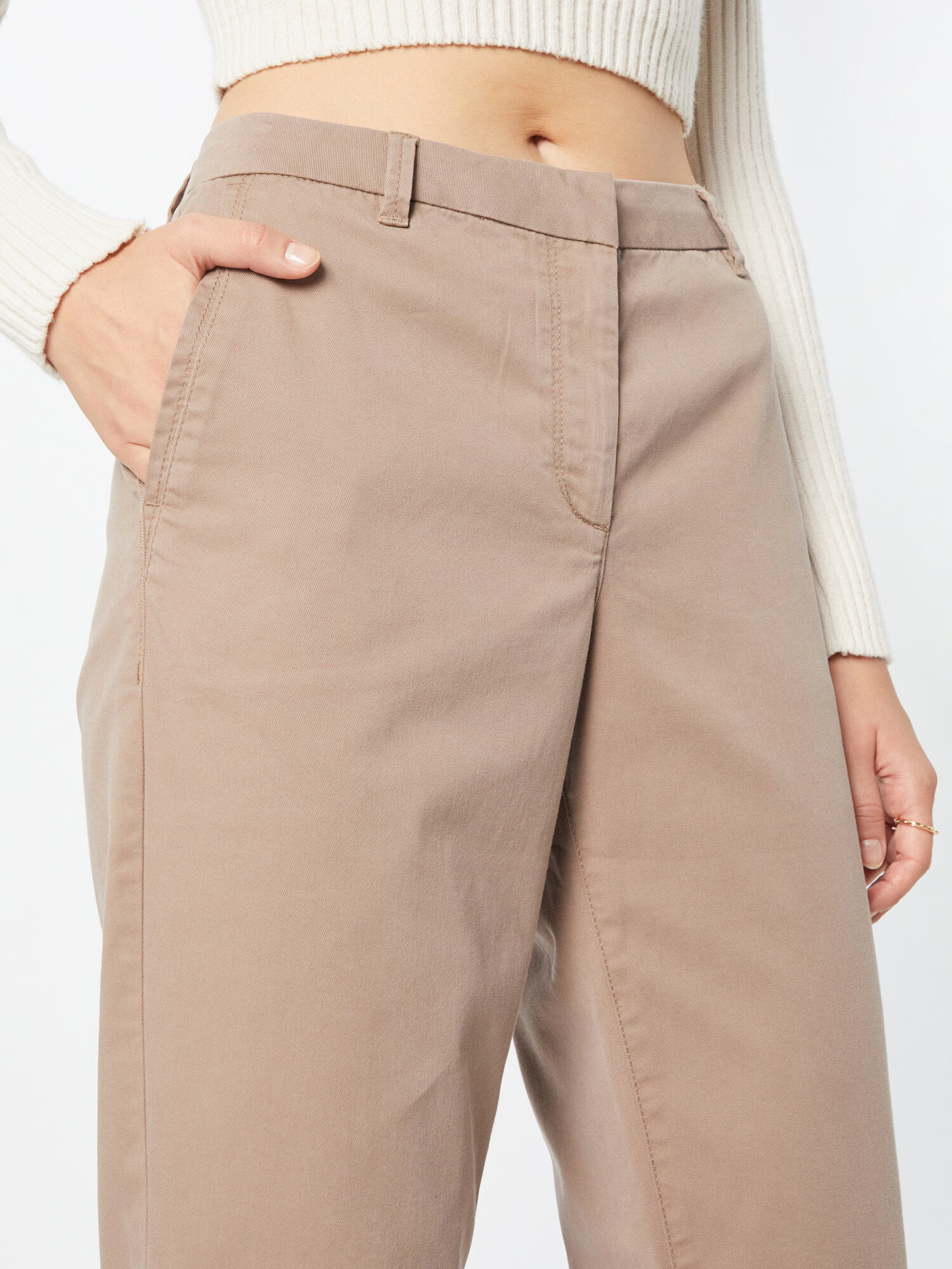 ESPRIT Pantaloni eleganți gri taupe - Pled.ro