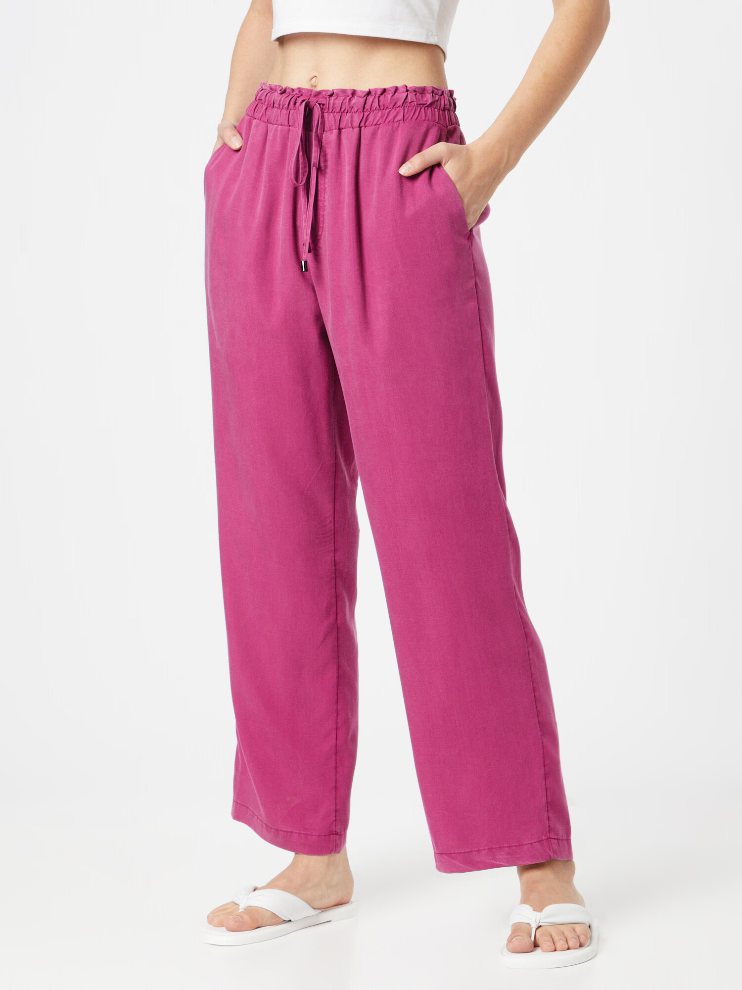 ESPRIT Pantaloni fucsia - Pled.ro