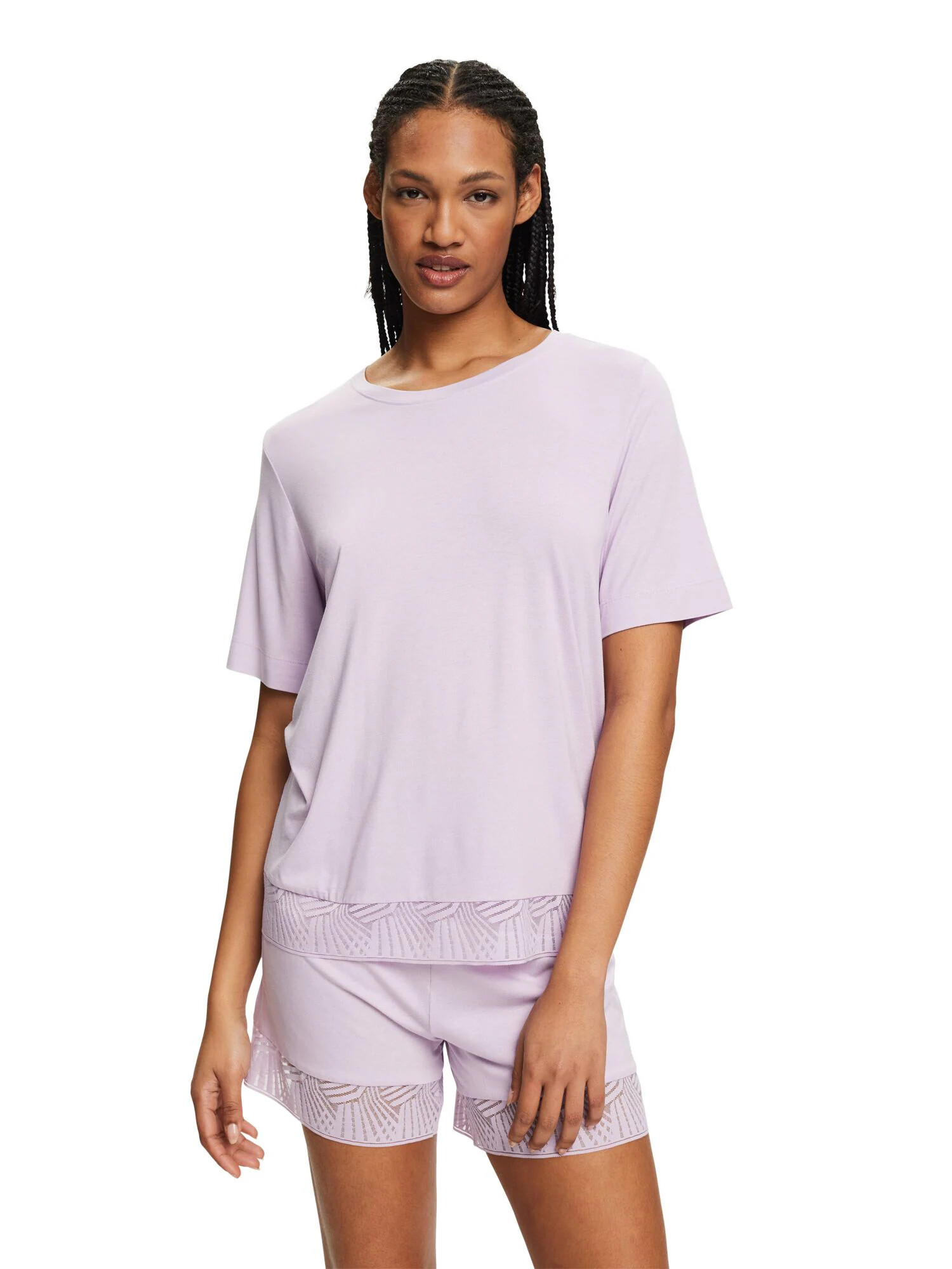 ESPRIT Pijama mov deschis - Pled.ro