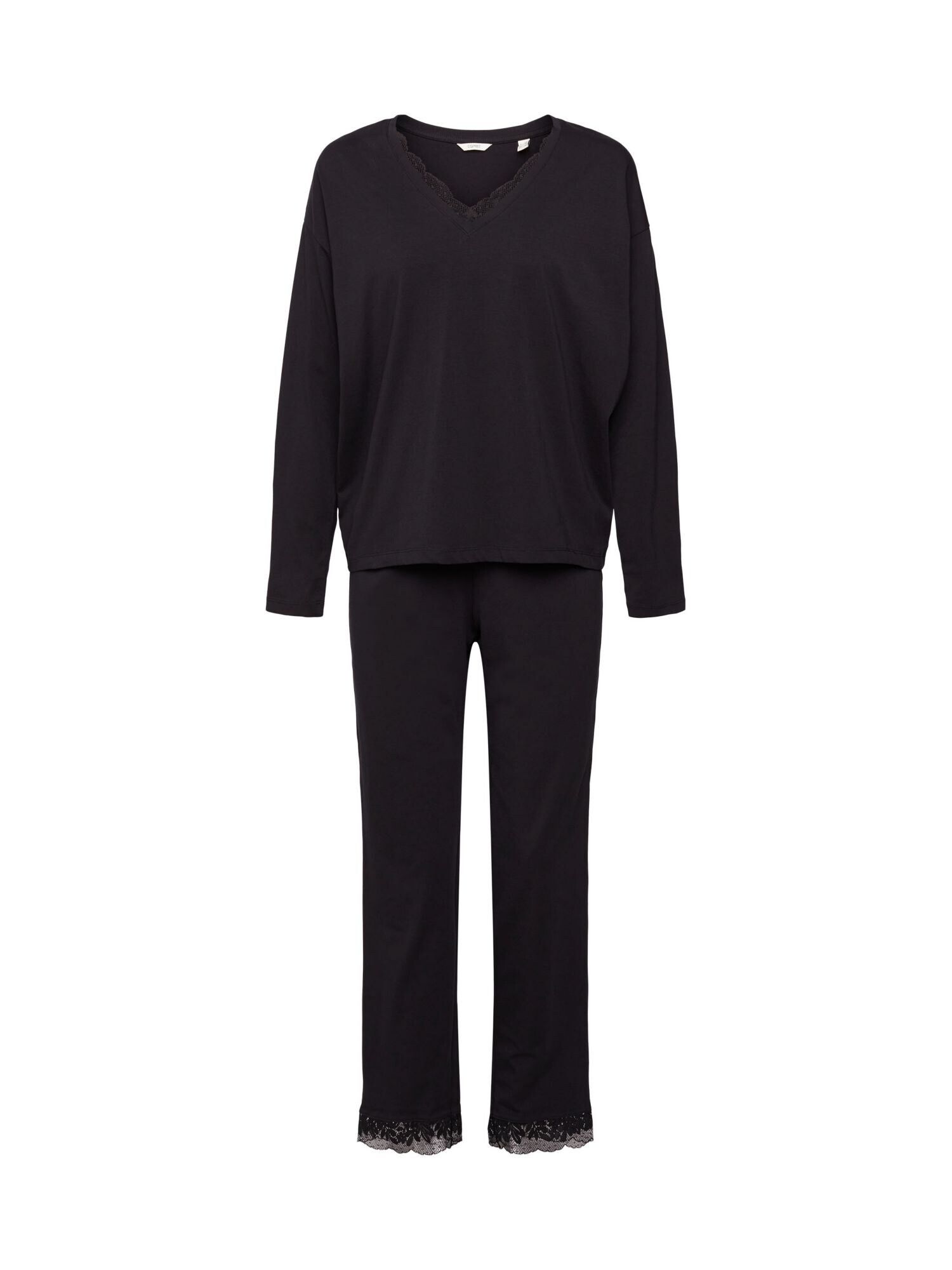 ESPRIT Pijama negru - Pled.ro