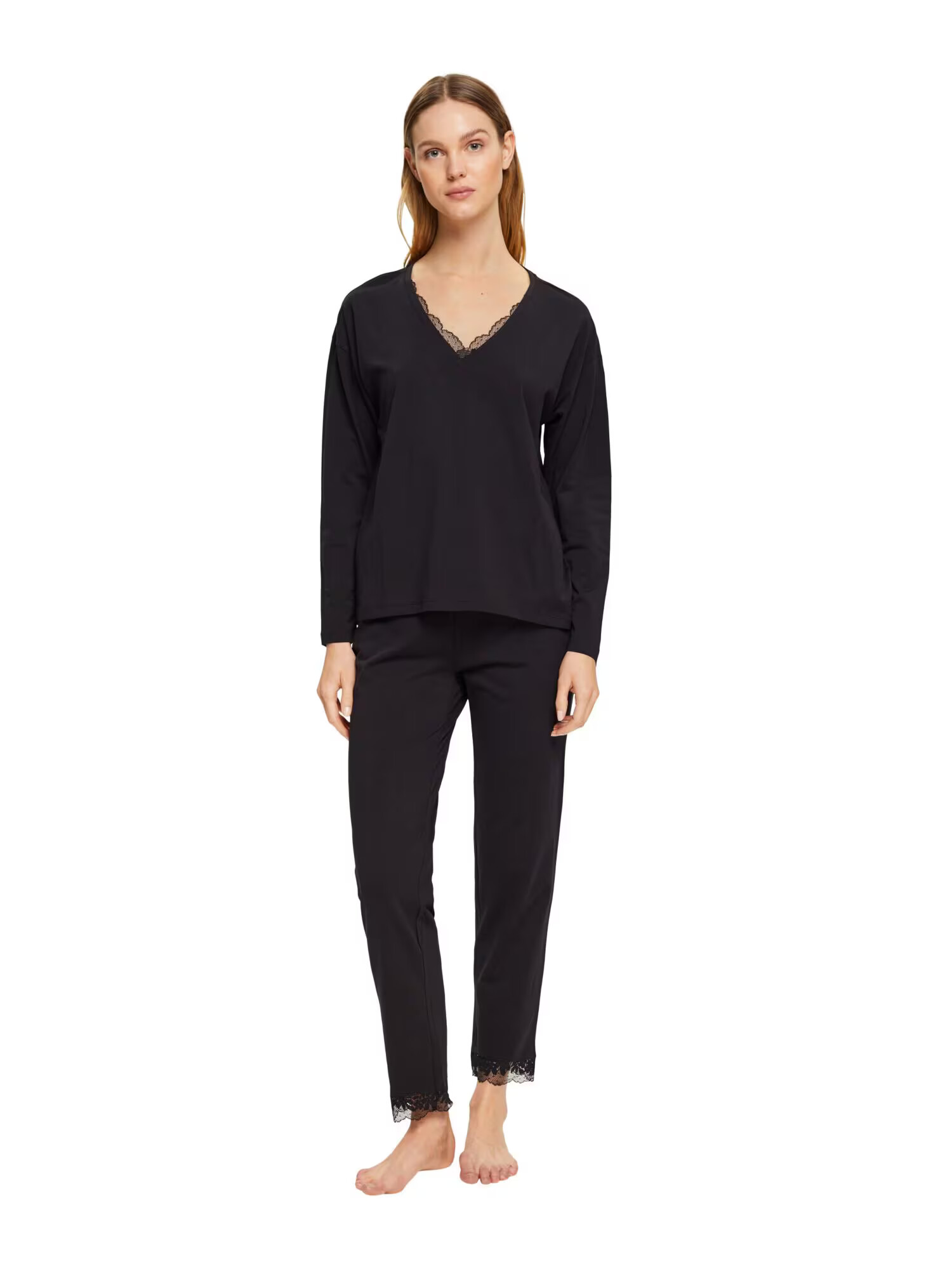 ESPRIT Pijama negru - Pled.ro