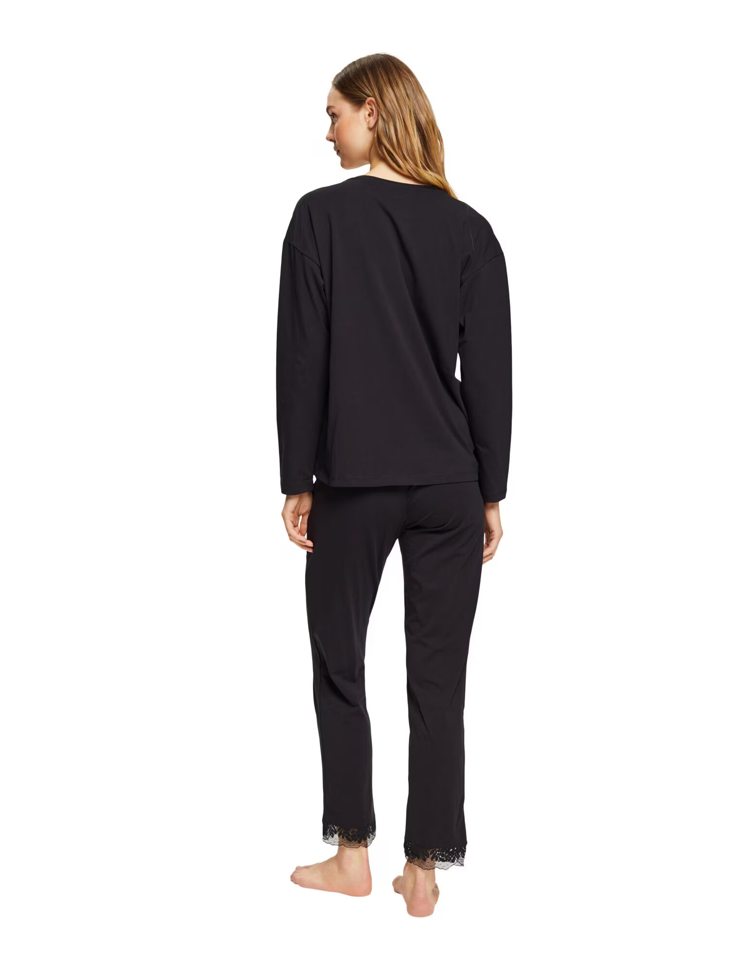 ESPRIT Pijama negru - Pled.ro