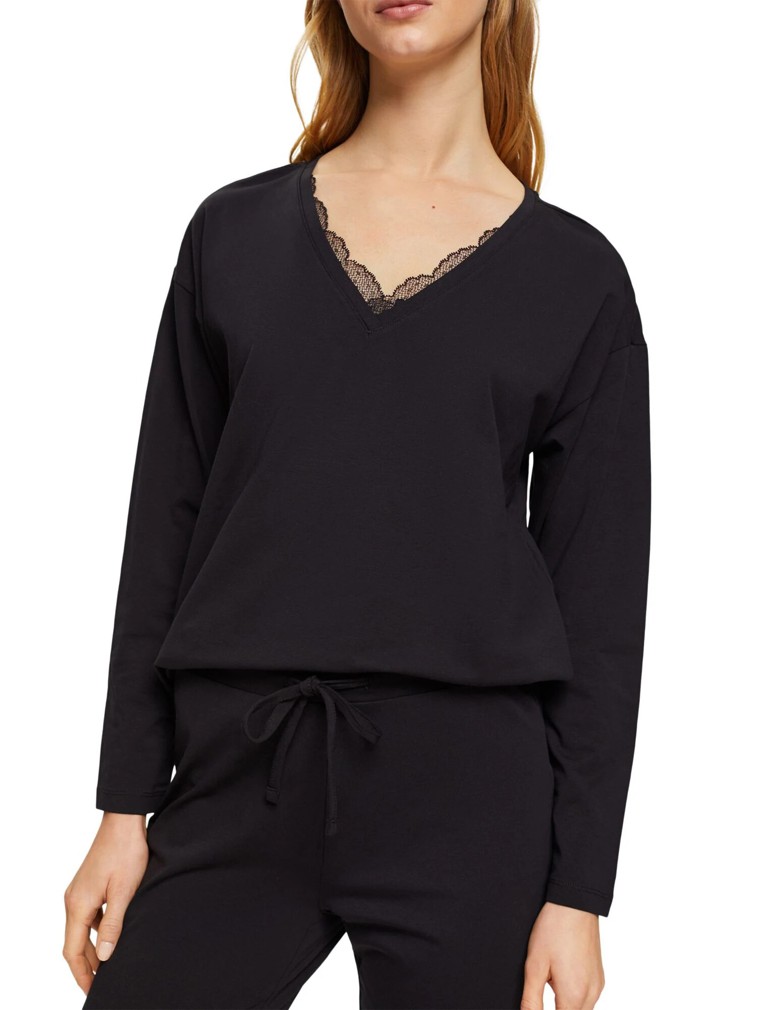 ESPRIT Pijama negru - Pled.ro