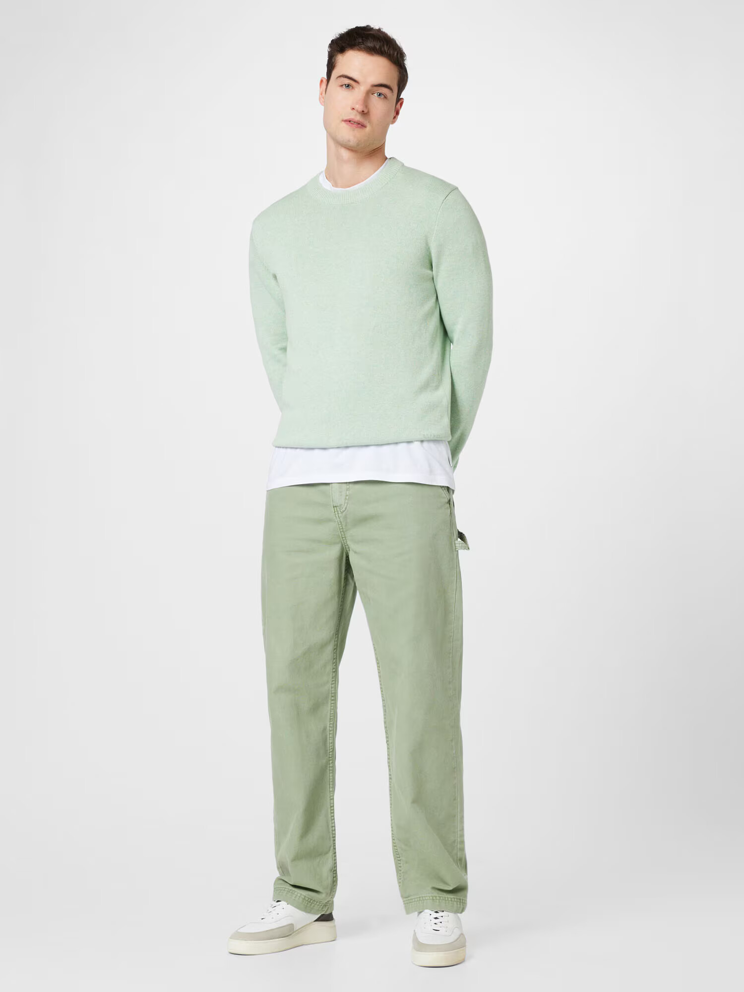 ESPRIT Pulover verde pastel - Pled.ro