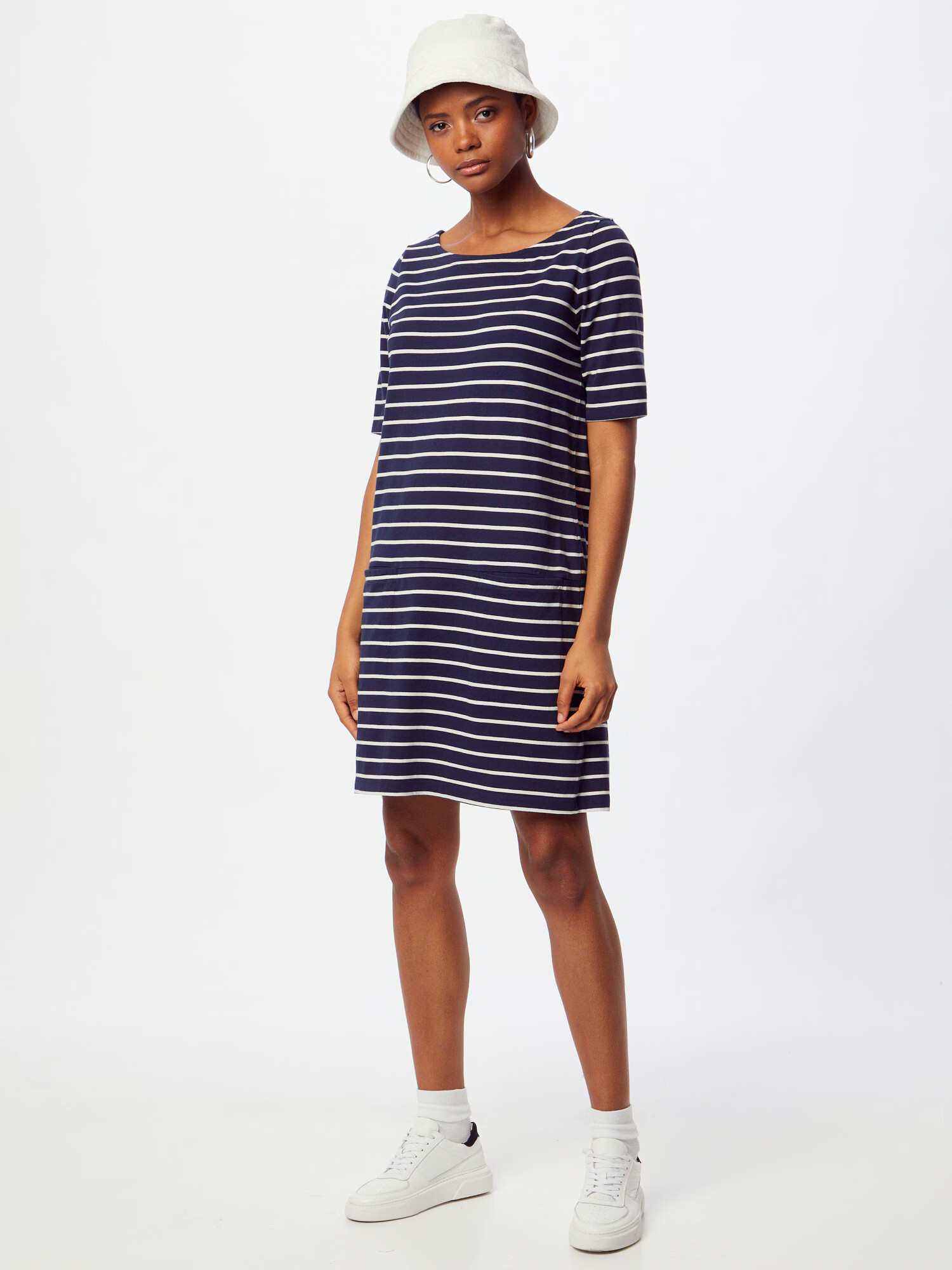 ESPRIT Rochie bleumarin / alb - Pled.ro