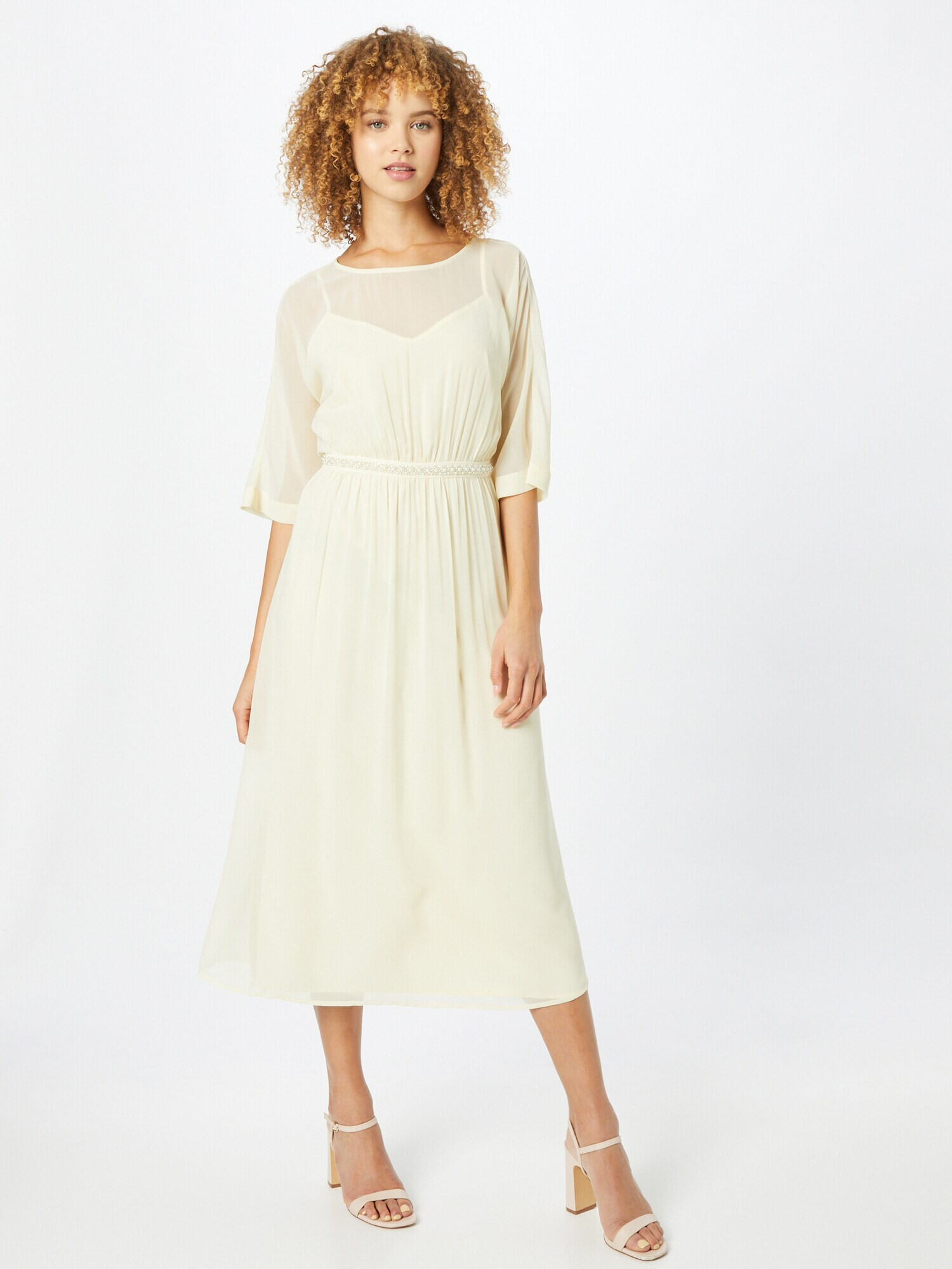 ESPRIT Rochie de cocktail crem - Pled.ro