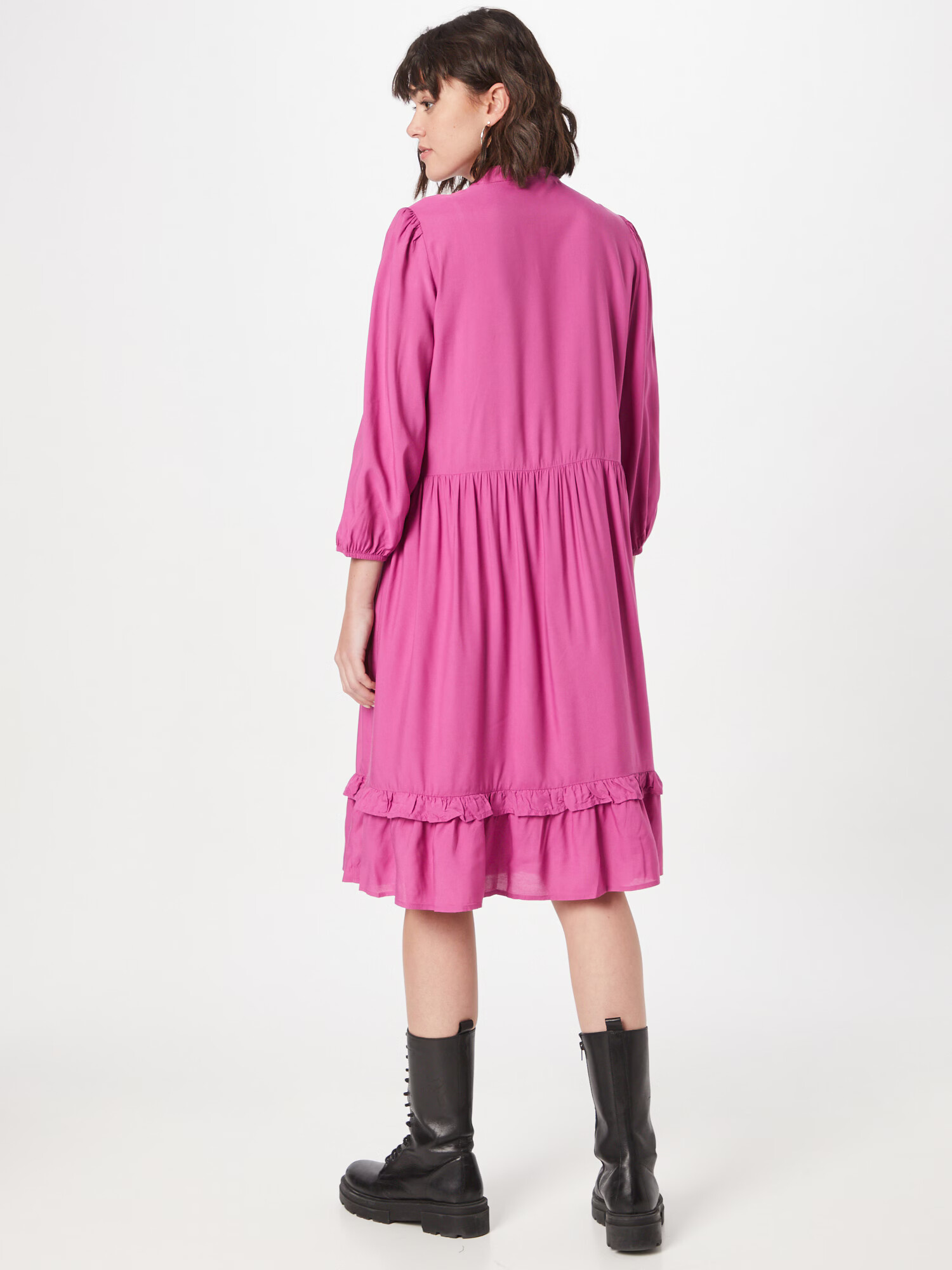 ESPRIT Rochie tip bluză fucsia - Pled.ro