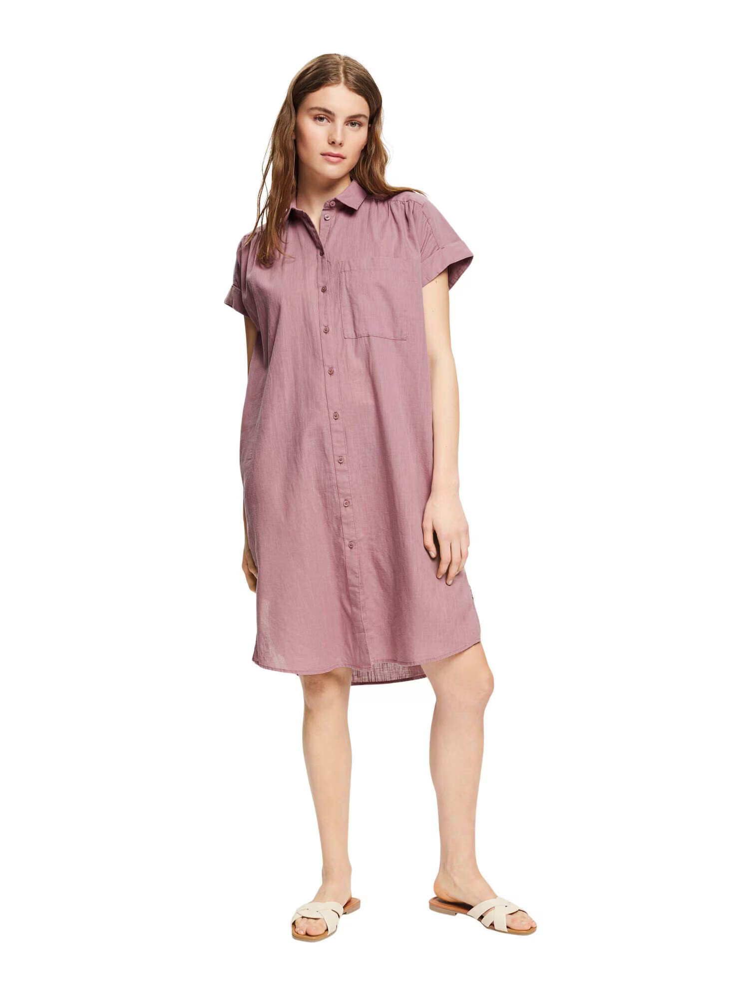 ESPRIT Rochie tip bluză mauve - Pled.ro